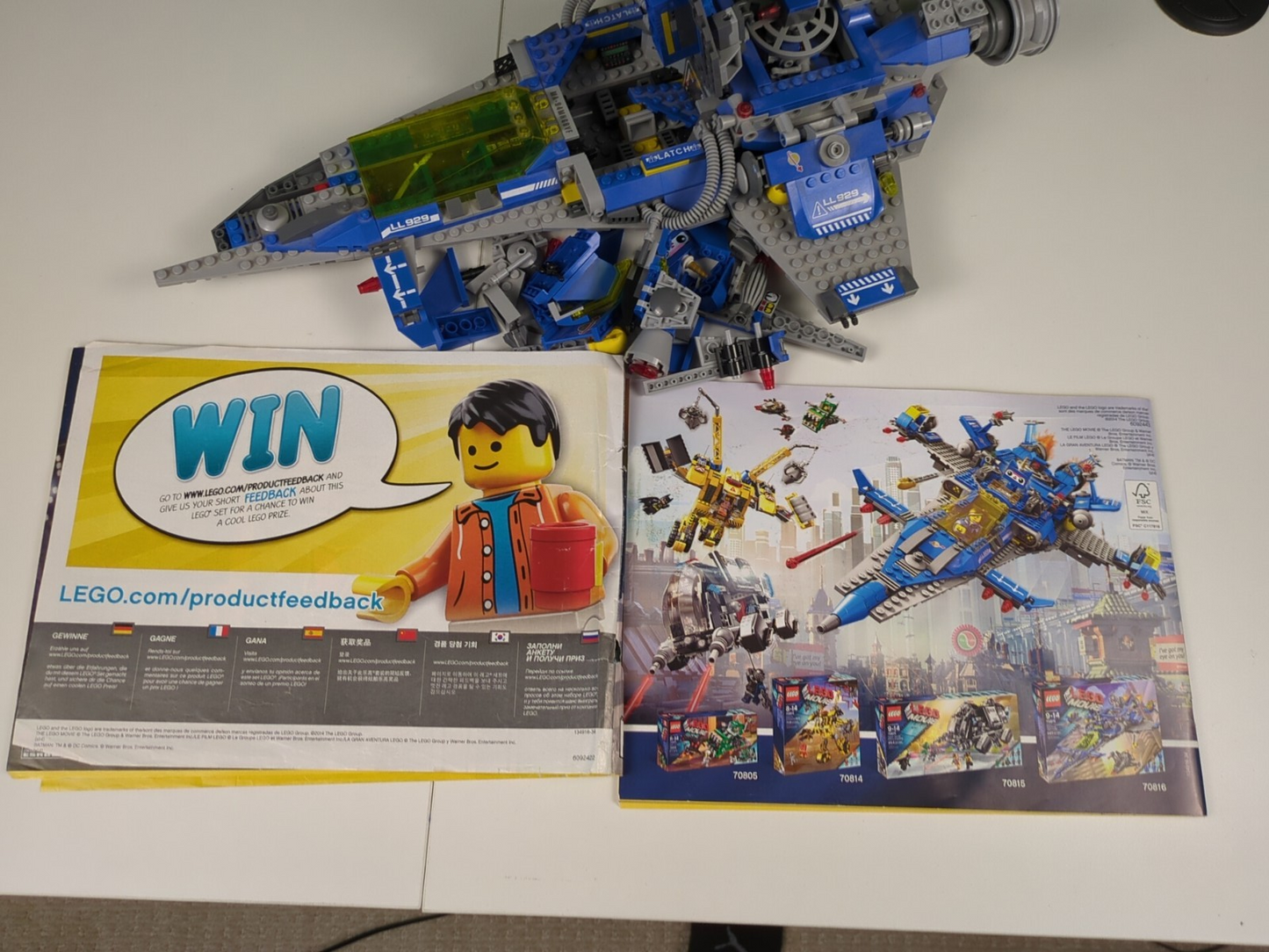 Lego The LEGO Movie: Benny's Spaceship, Spaceship, SPACESHIP! Set 70816