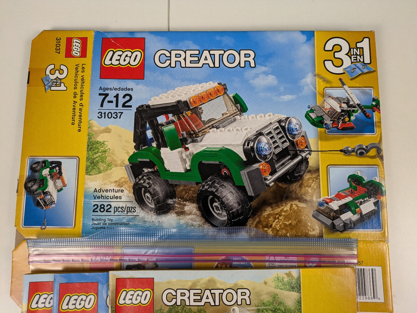 Lego Creator: Model: Off-Road: Adventure Vehicles Set 31037 - Complete Set