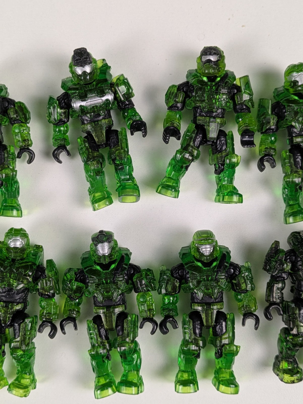 HALO Mega Bloks Construx Green Infected Spartan (10X) FRM20 Faithful vs Fallen