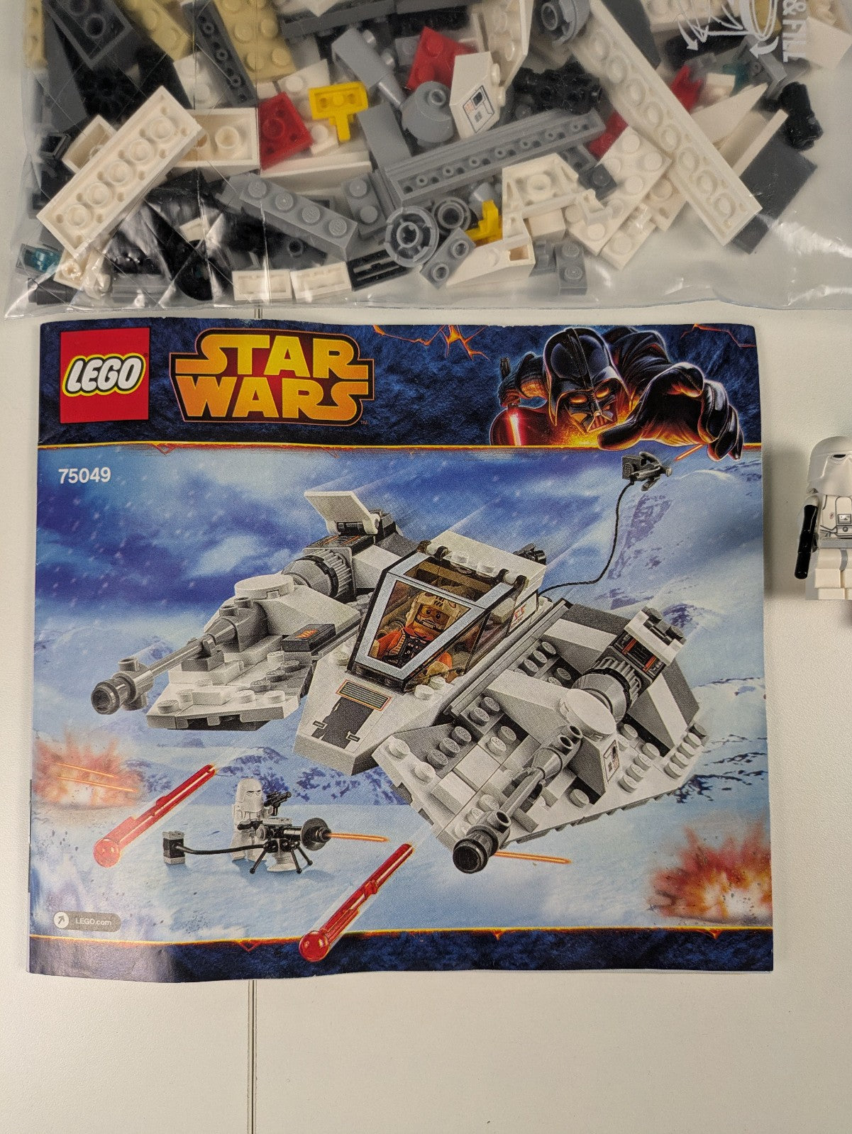 Lego Star Wars: Episode 4-6: Snowspeeder Set 75049 - w/ Instructions