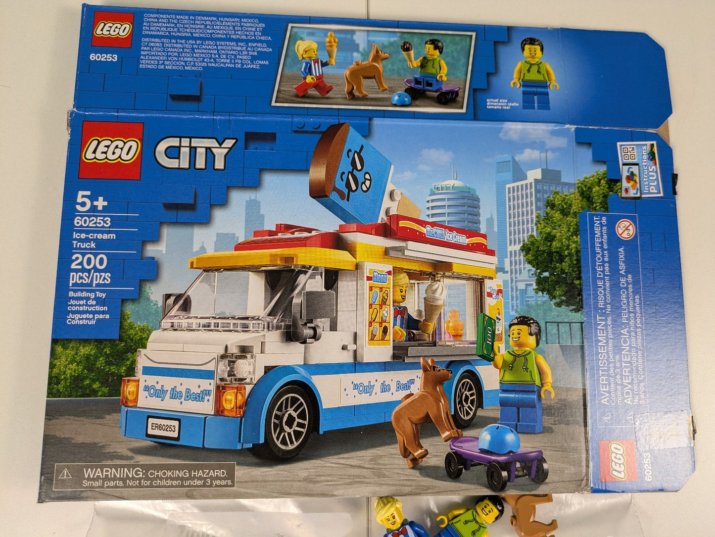 Lego Town: City: Food & Drink: Ice-cream Truck Set 60253 - Complete Set