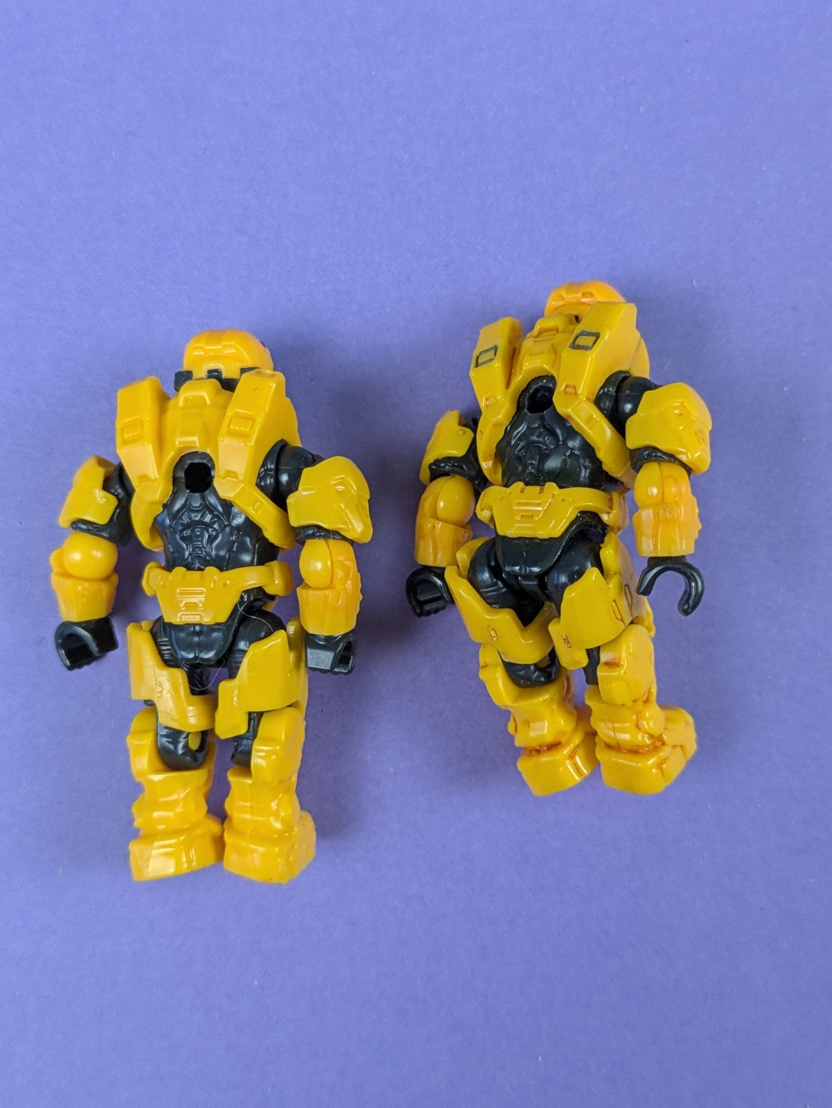 HALO Mega Bloks Construx Pair of UNSC Yellow Spartan Halo Series