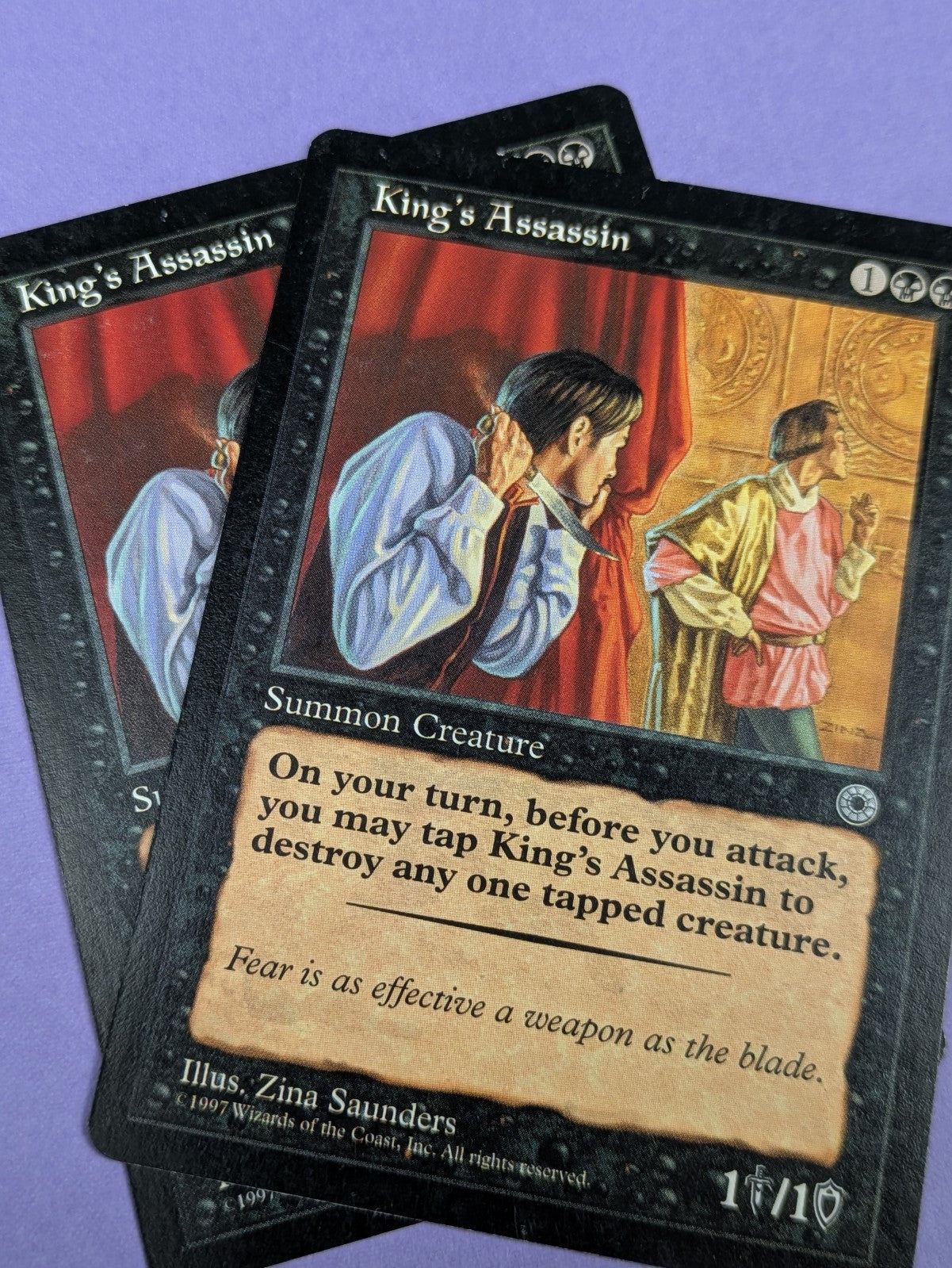 MTG Magic the Gathering: Portal: King's Assassin #98 Rare - NM