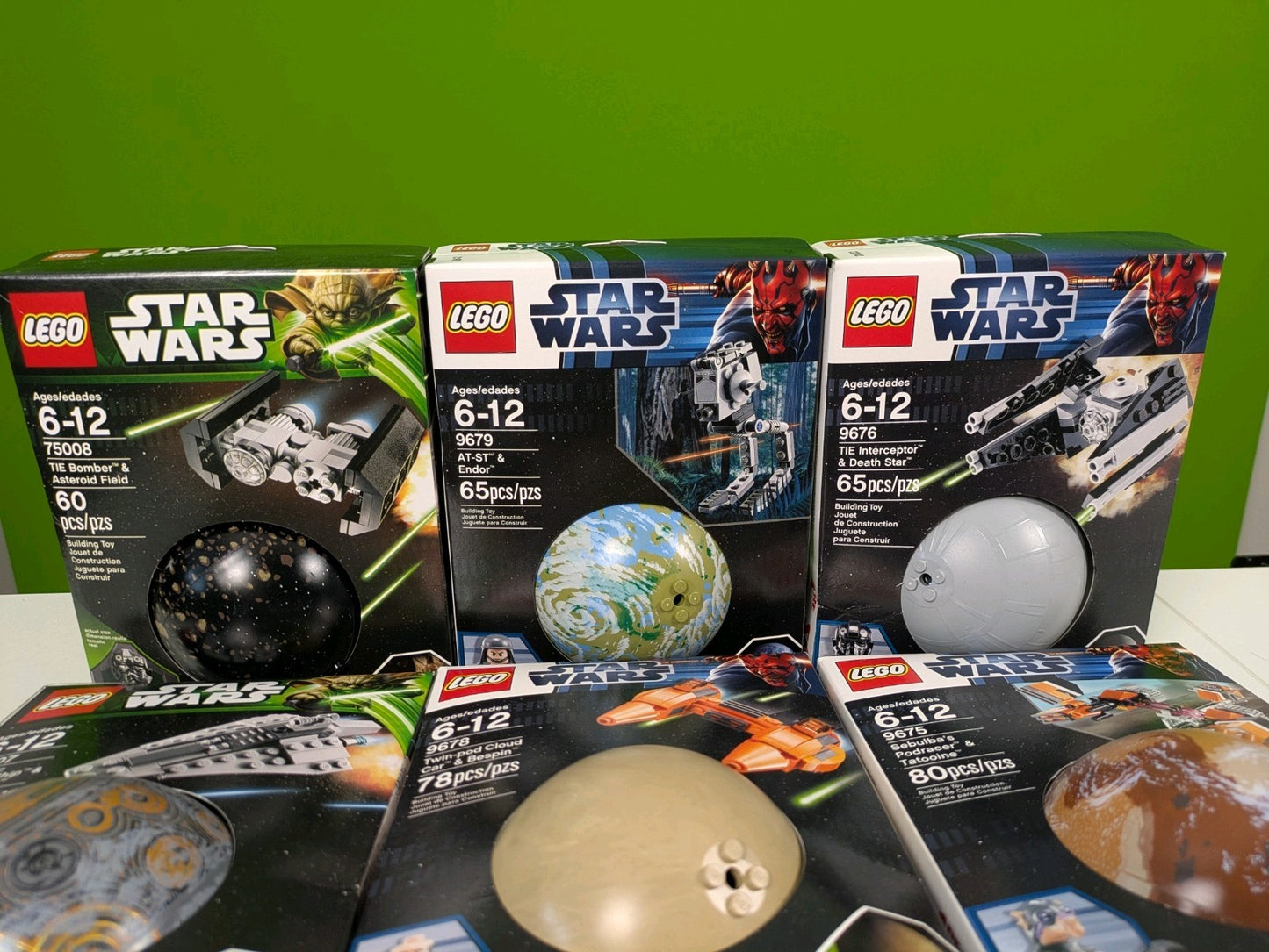 Lego Star Wars Planets Full Collection ALL 9 Sets Series 1 2 3 Rare Retired