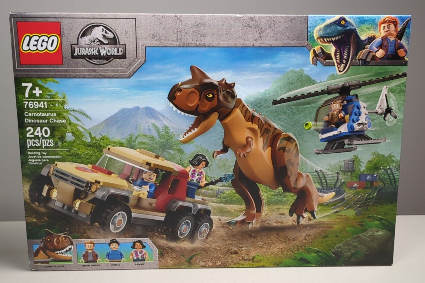 Lego Jurassic World Carnotaurus Dinosaur Chase 76941 New