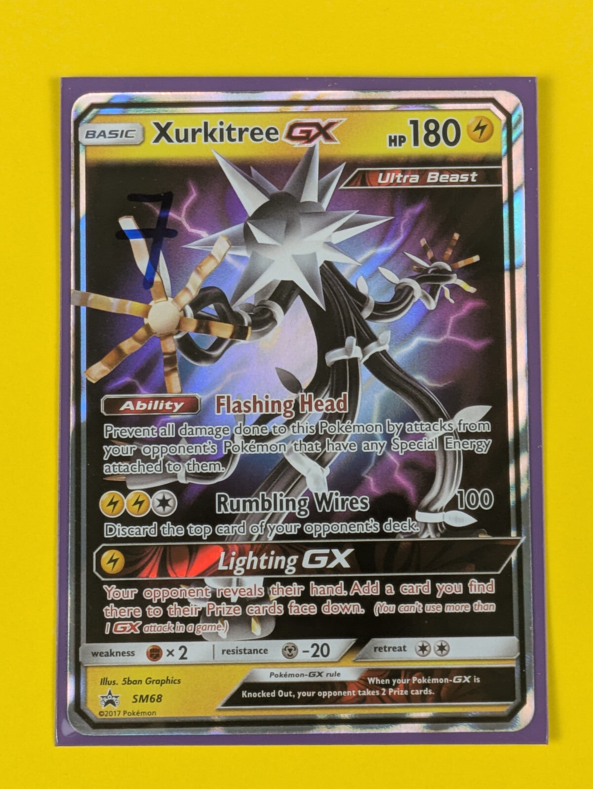 Xurkitree GX - SM68 - Promo Sun & Moon Promos - Pokemon Card - NM