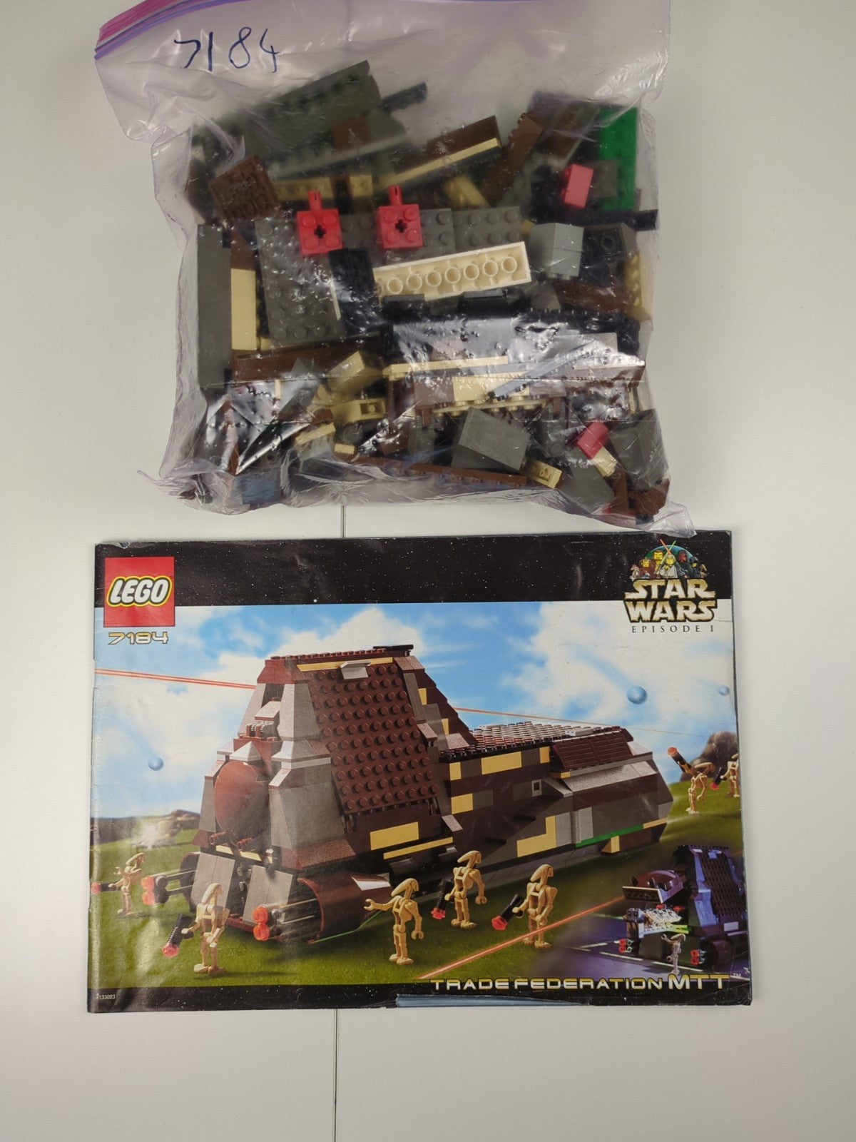 Lego Star Wars: Trade Federation MTT Set 7184 (Build Only)