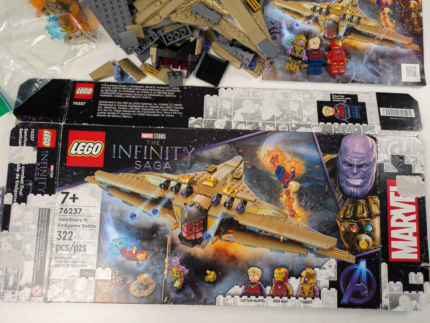 Lego Super Heroes: Sanctuary II: Endgame Battle Set 76237 - Complete Set