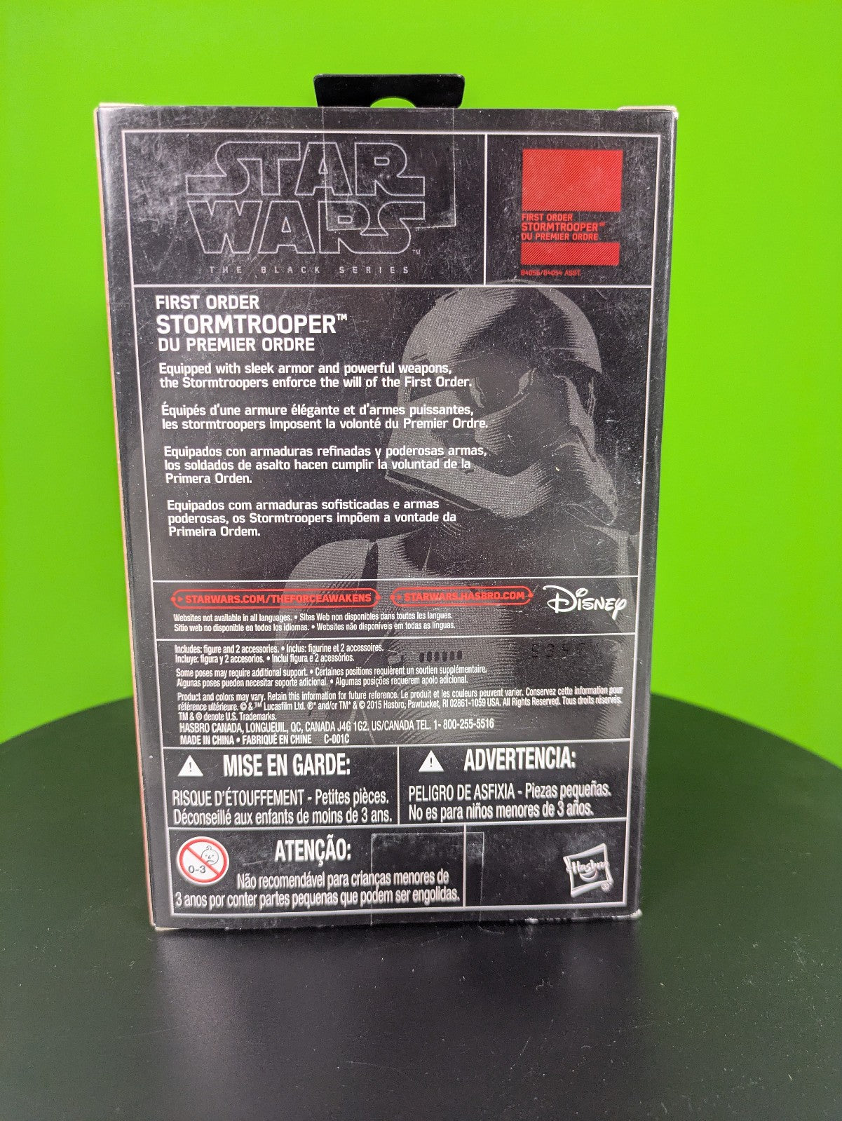 Hasbro Star Wars The Black Series First Order Stormtrooper B4056/B4054 3.75" NIB