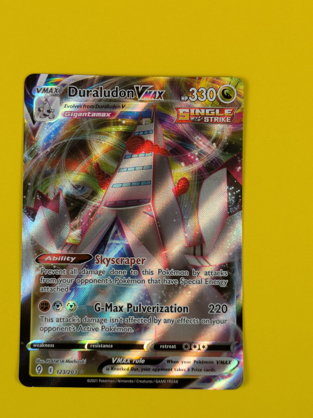 Duraludon VMAX - 123/203 - Ultra Rare Evolving Skies - Pokemon Card - NM