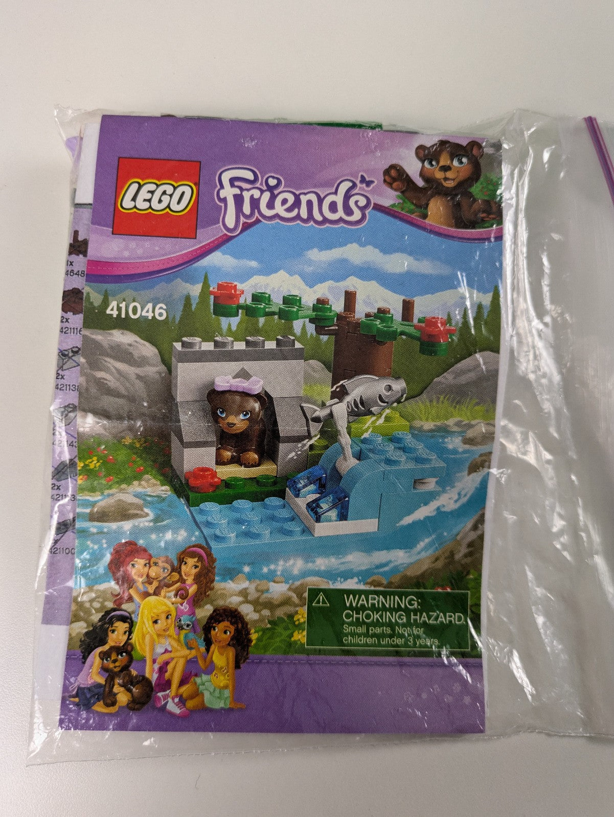 Lego Friends: Animals Series 5: Brown Bear's River Set 41046 - w/ Instructions