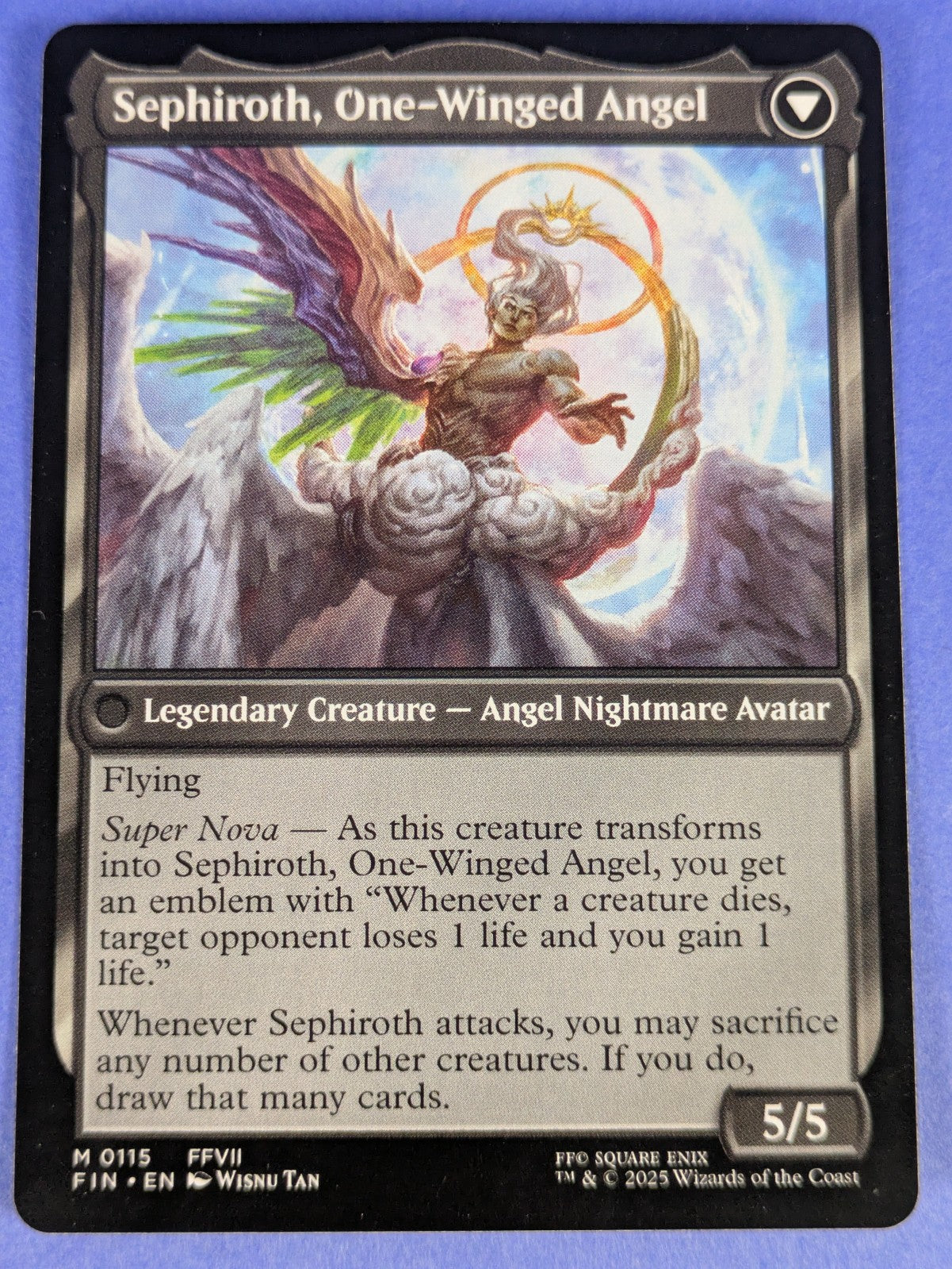 MTG Magic: FINAL FANTASY: Sephiroth, Fabled SOLDIER #0115 Mythic - NM