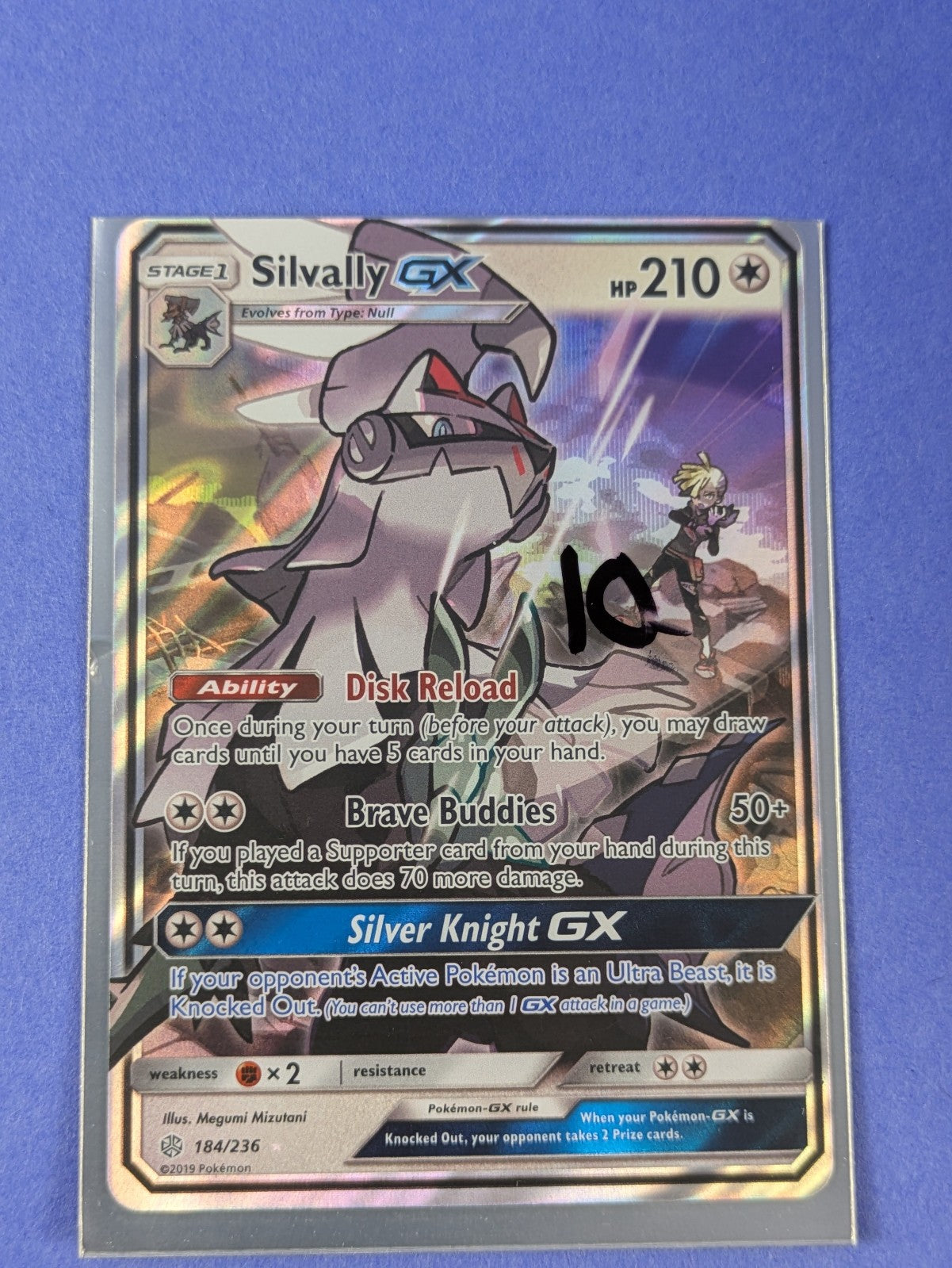 Silvally GX - 184/236 - Rare Holo GX Cosmic Eclipse - Pokemon Card - NM