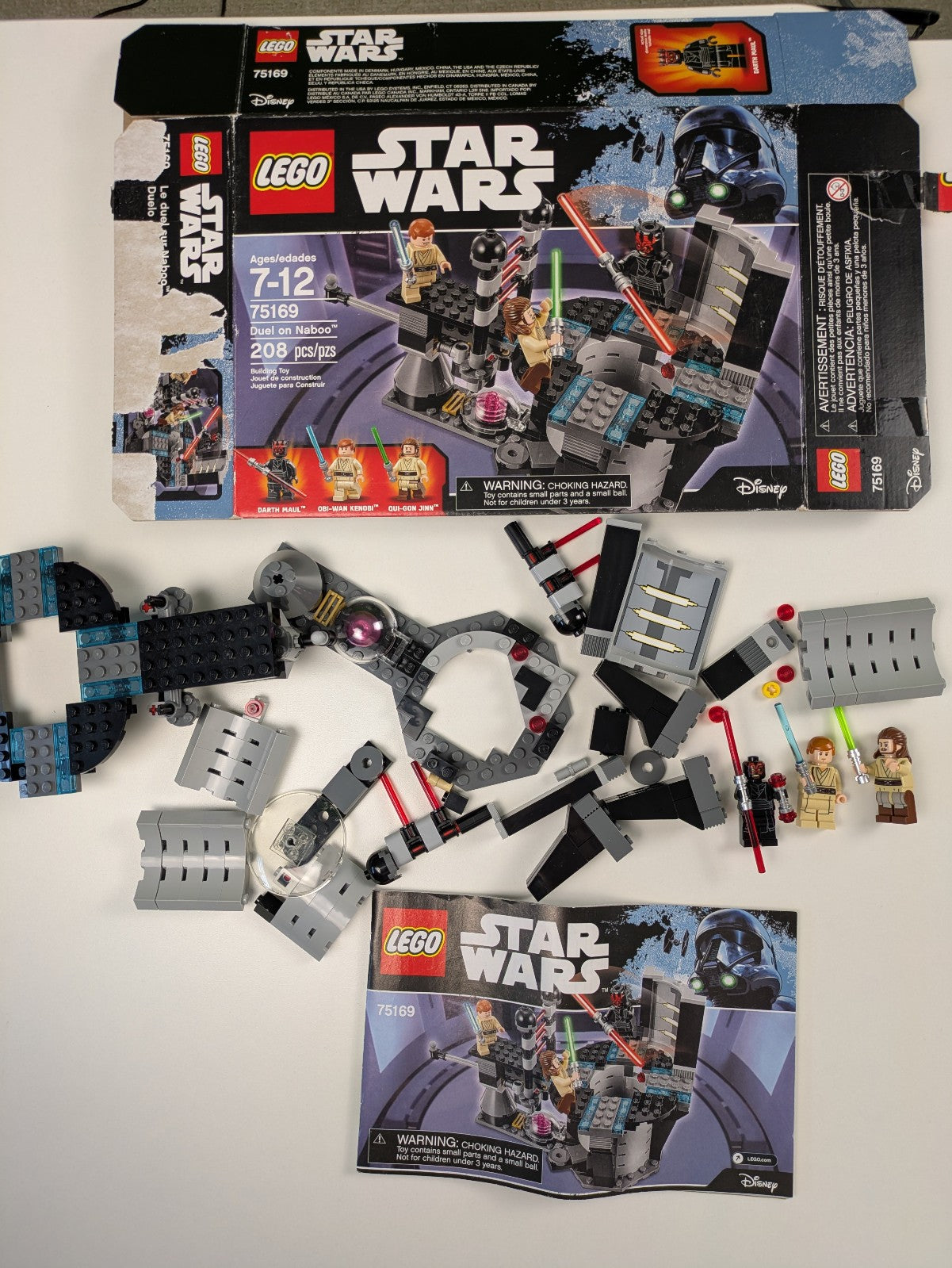 Lego Star Wars: Episode 1: Duel on Naboo Set 75169 - 99% Complete