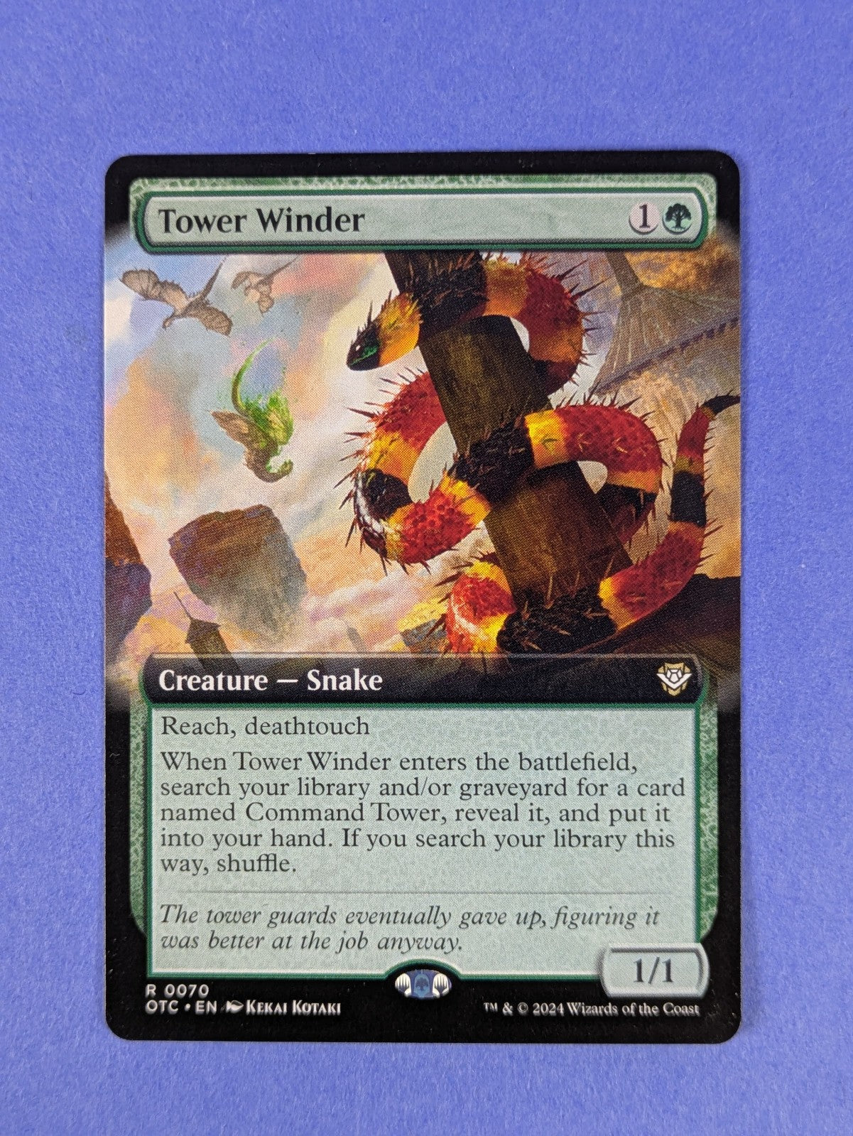 MTG: Outlaws of Thunder Junction: Commander: Tower Winder #0070 Rare