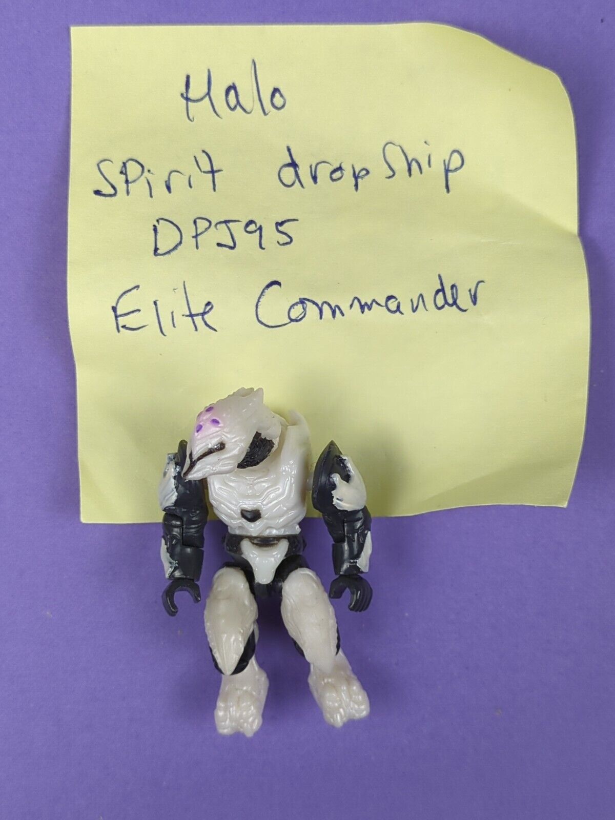 HALO Mega Bloks Desert UNSC Cobalt Marine, Spirit Dropship DPJ95 Elite Commander
