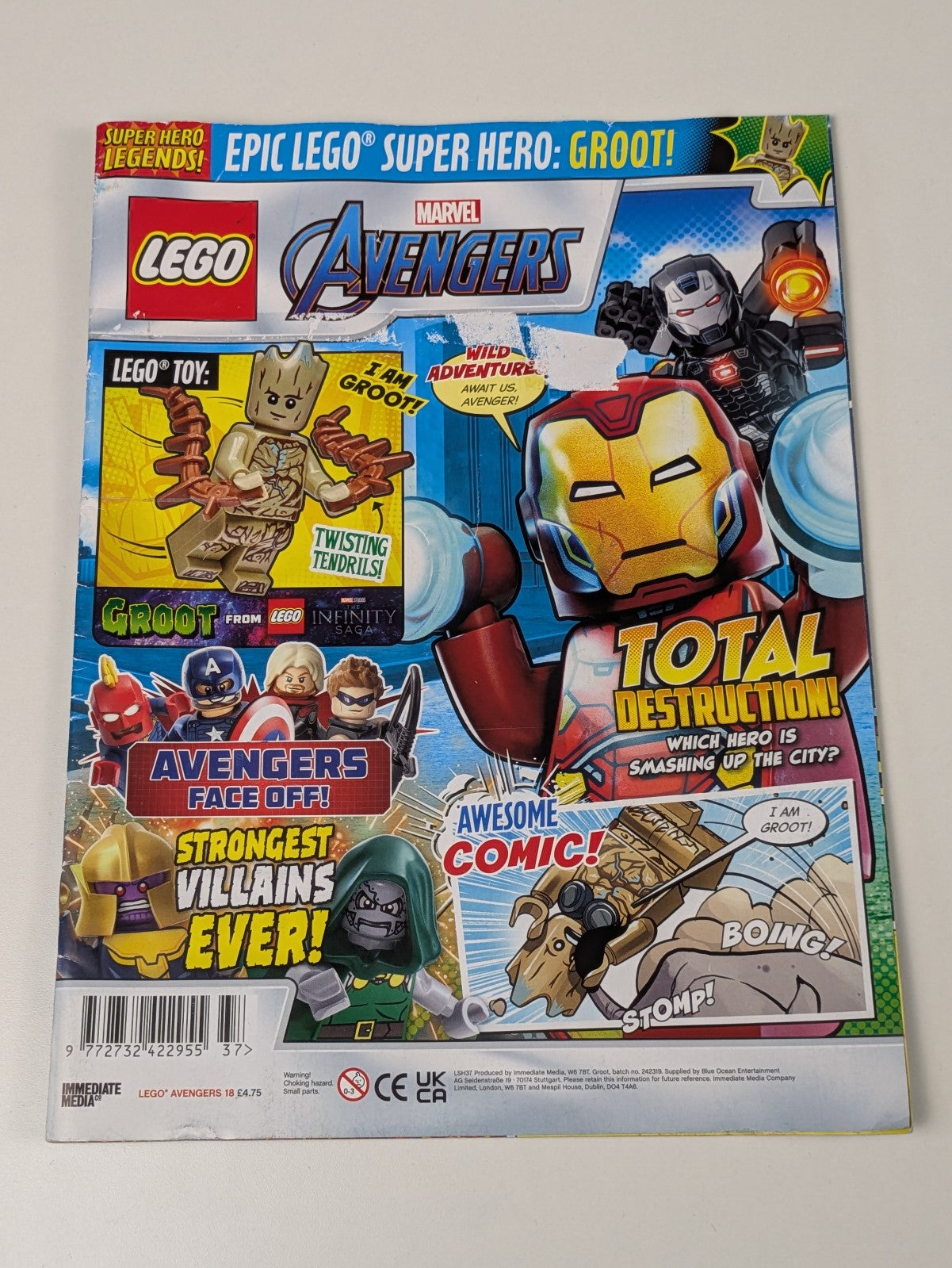 Lego Magazine: Super Heroes: Avengers Magazine 2023 Issue 18 mag2023shav18uk