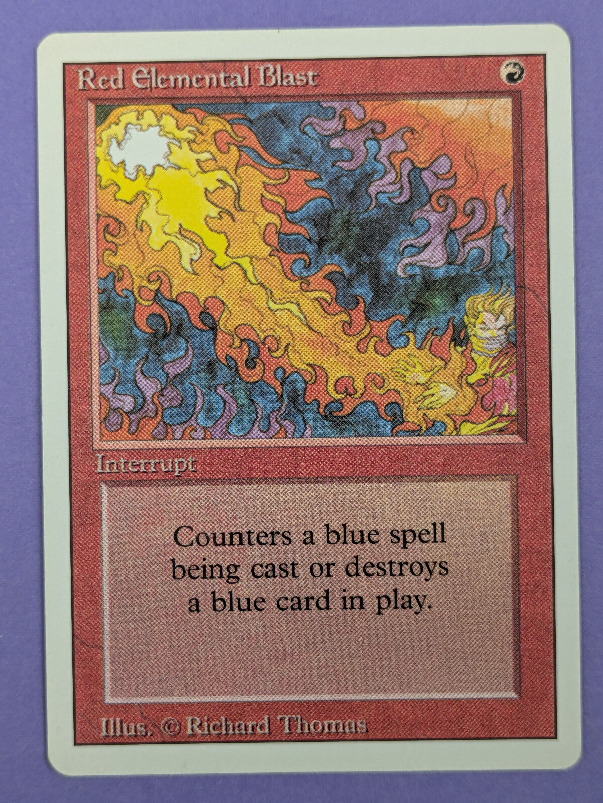 MTG Magic The Gathering: Revised Edition (3ED): Red Elemental Blast Common - NM