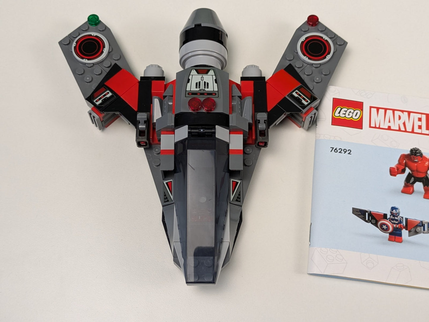 Lego Super Heroes: Captain America vs. Red Hulk Battle Set 76292 Incomplete Set