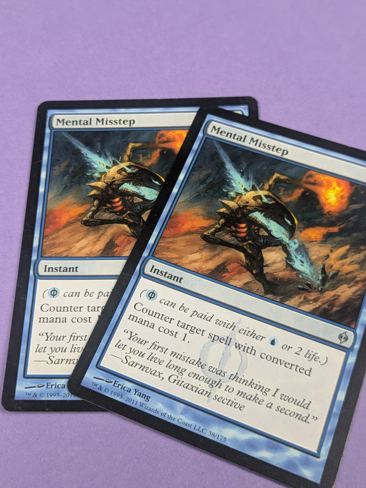 MTG Magic: New Phyrexia: Mental Misstep #38/175 Uncommon - NM