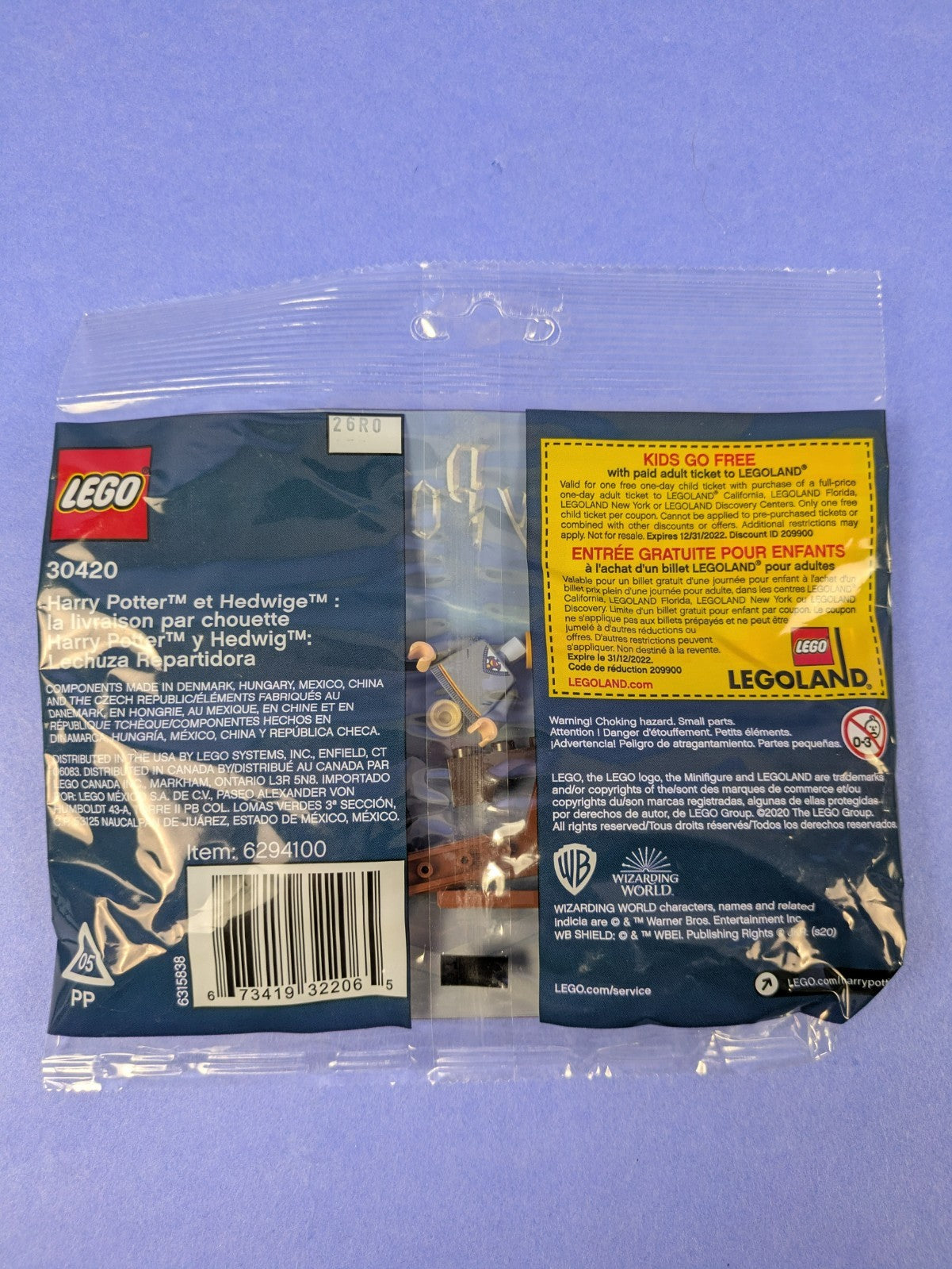 LEGO Harry Potter Harry Potter and Hedwig: Owl Delivery Polybag 30420