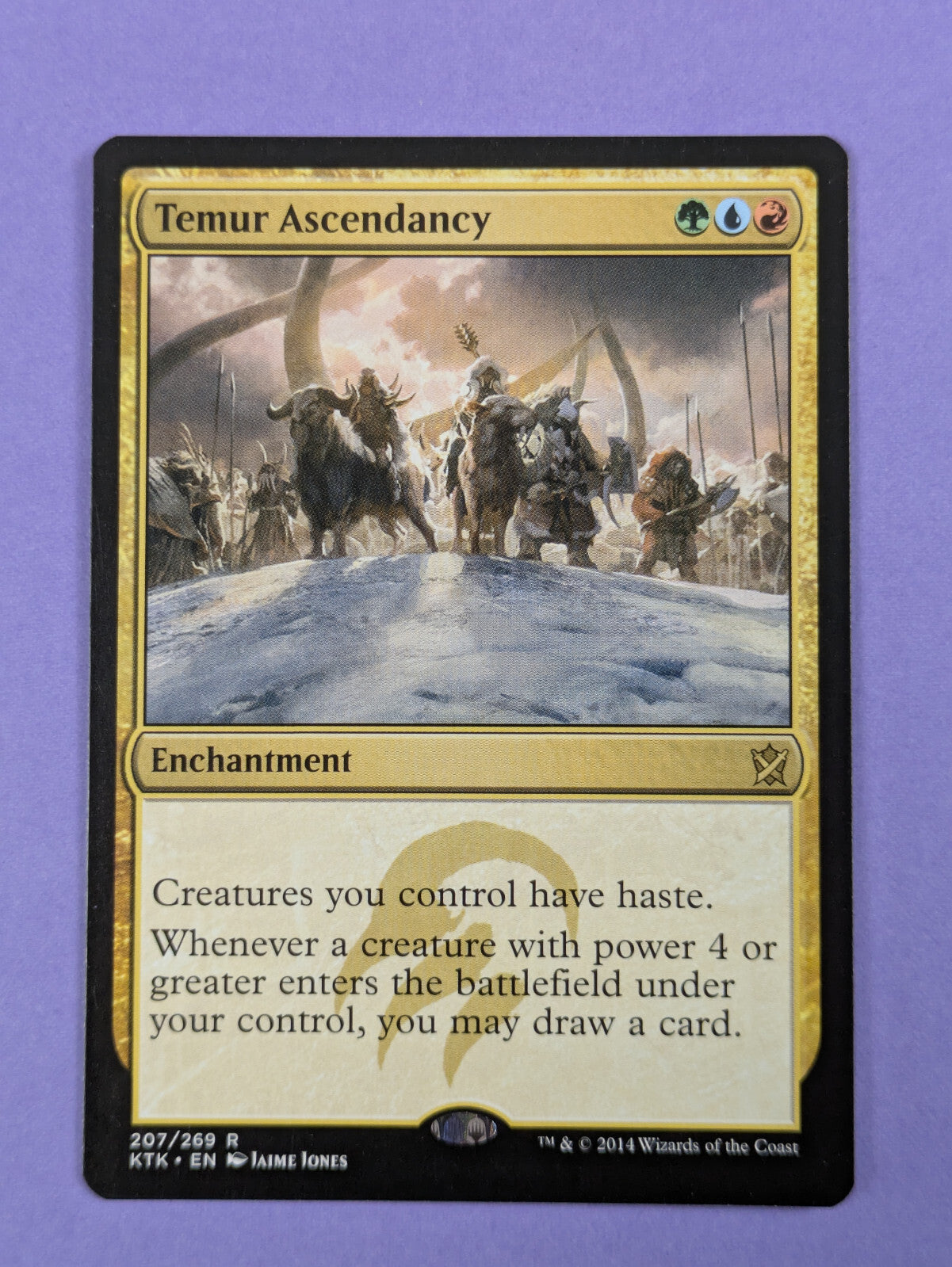 MTG Magic The Gathering: Khans of Tarkir: Temur Ascendancy Rare #207/2 Collector's Kingdom MTG Magic The Gathering: Khans of Tarkir: Temur Ascendancy Rare #207/2 Collector's Kingdom