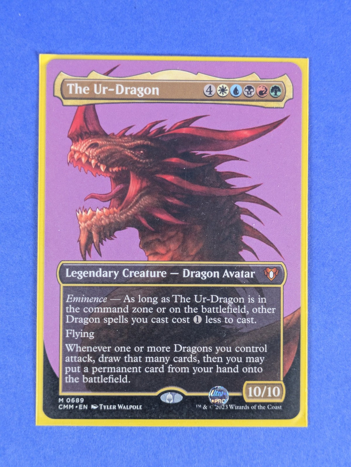 MTG Magic the Gathering: Commander Masters: The Ur-Dragon #0689 Mythic - NM