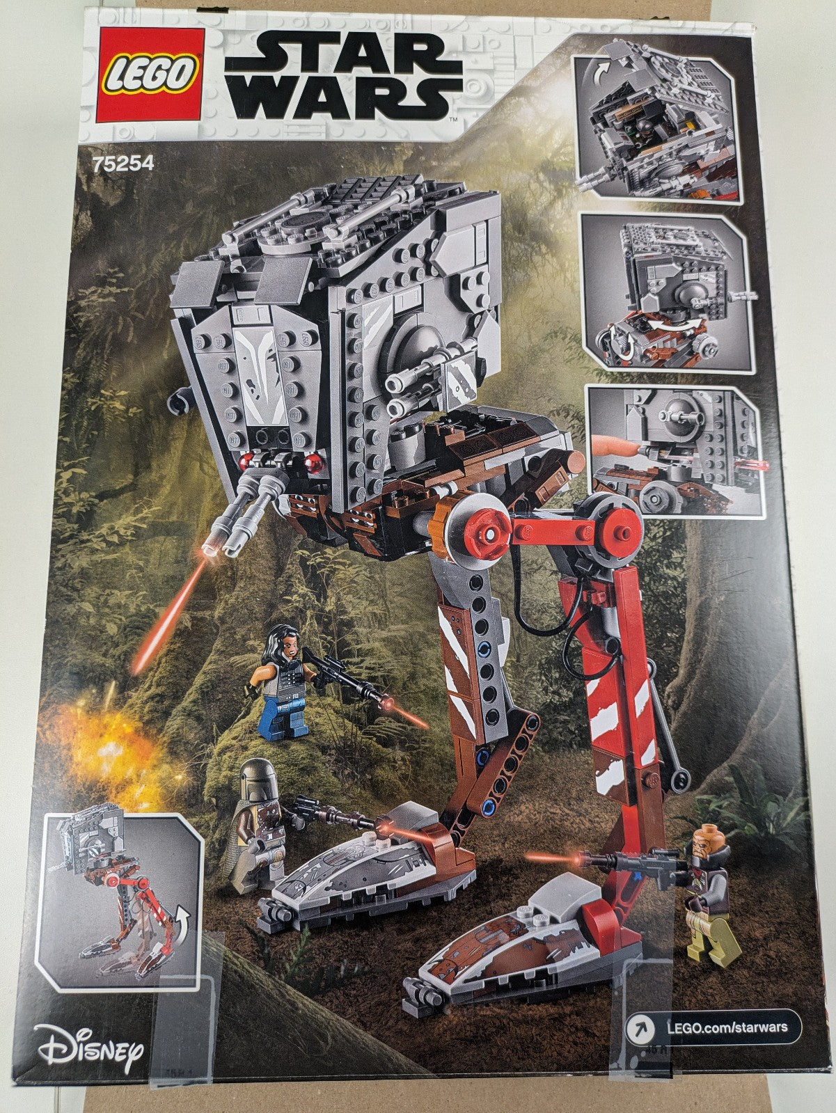 Lego Star Wars: The Mandalorian: AT-ST Raider Set 75254 - Incomplete Set