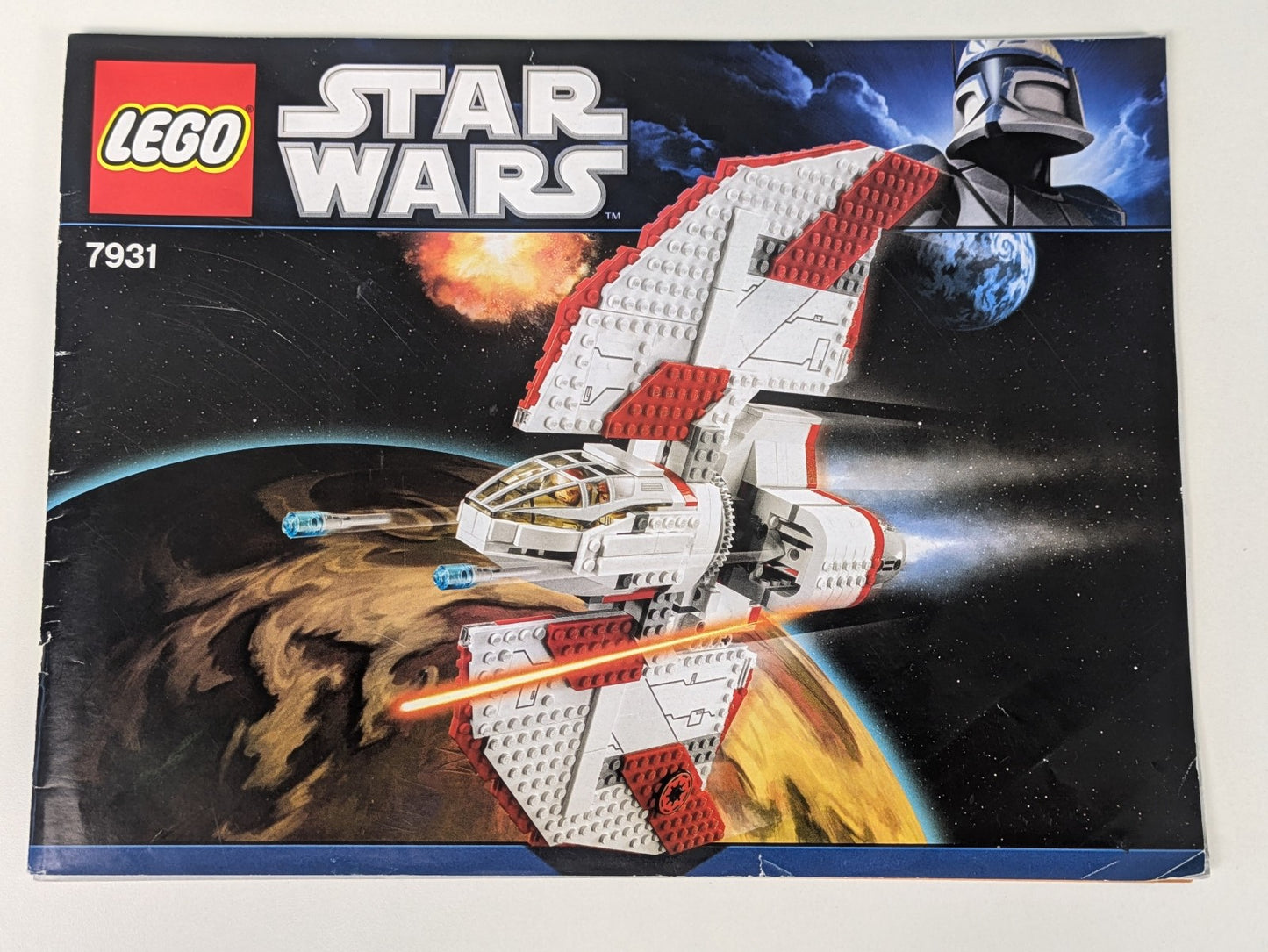 Lego Star Wars: The Clone Wars: T-6 Jedi Shuttle Set 7931 - Complete Set