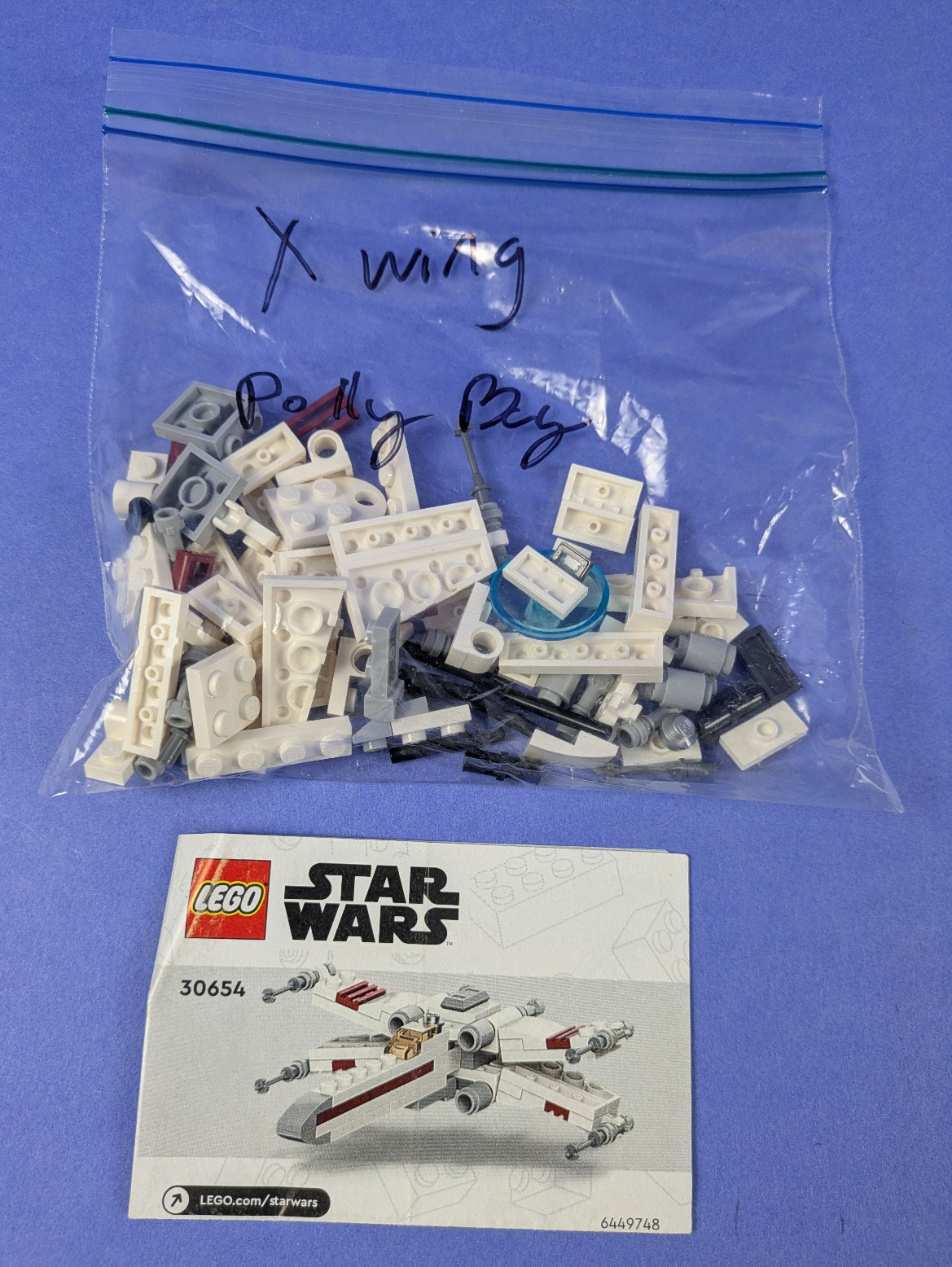 LEGO Star Wars X-Wing Starfighter - Mini polybag 30654 Complete Set Pre-Owned