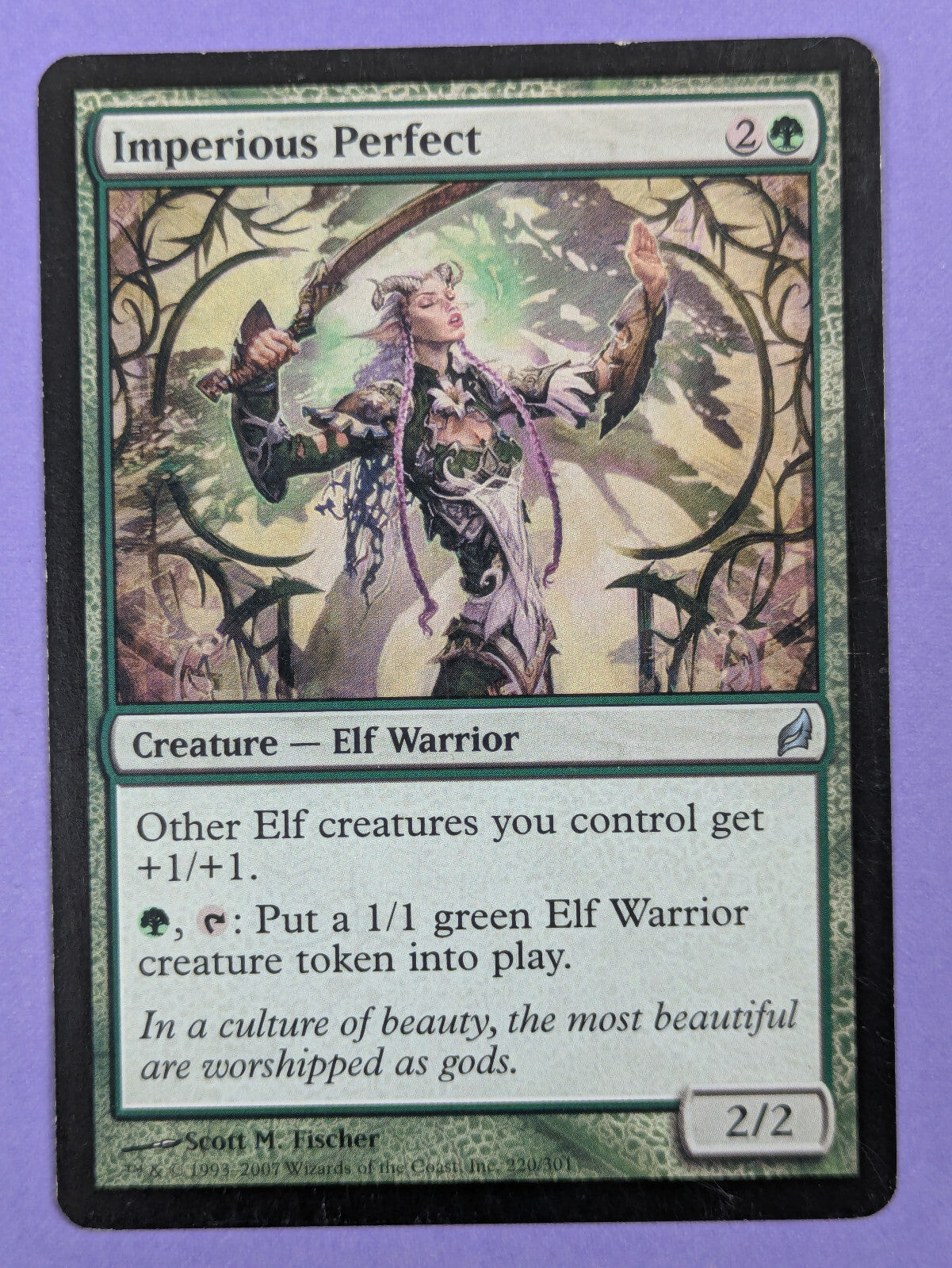 MTG Magic The Gathering: Lorwyn: Imperious Perfect #220/301 Uncommon - LP