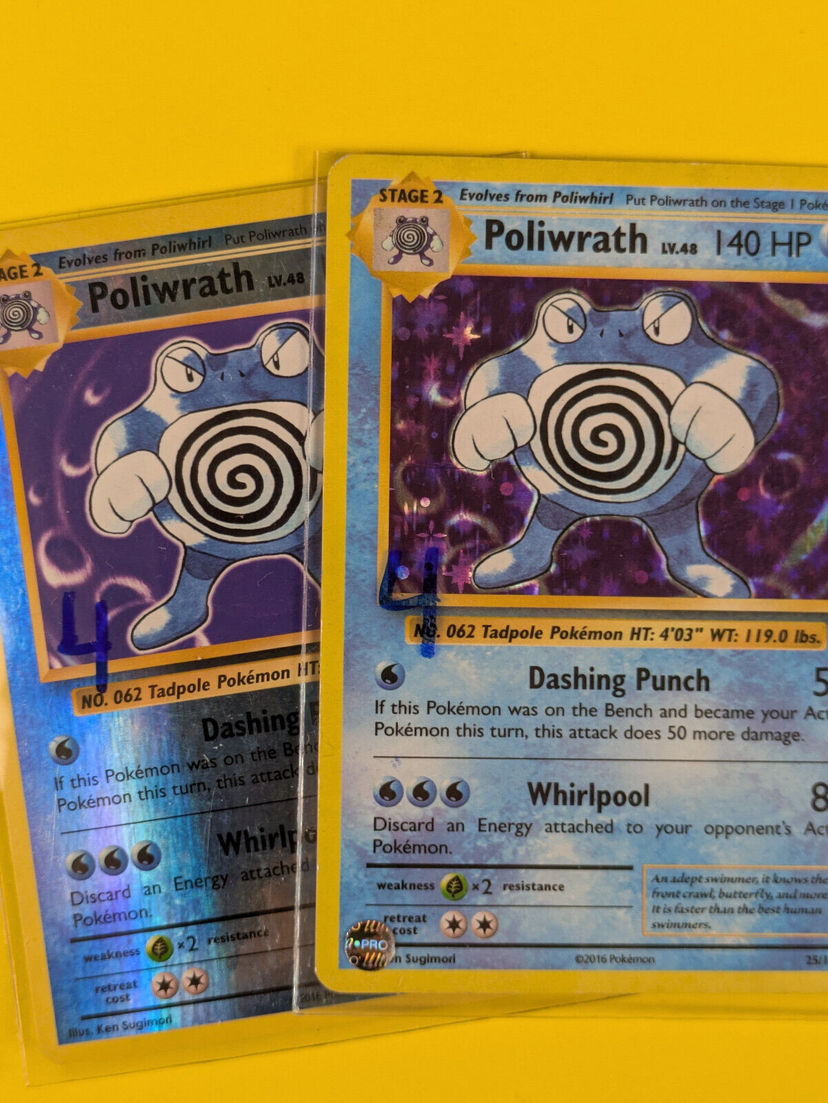 Poliwrath - 25/108 - Holo Rare Evolutions - Pokemon Card - NM