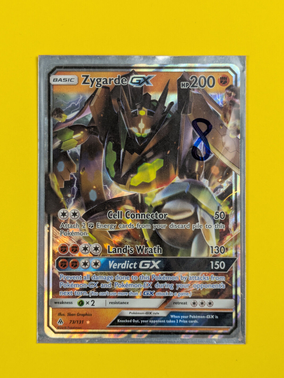 Zygarde GX - 73/131 - Ultra Rare Forbidden Light - Pokemon Card - NM