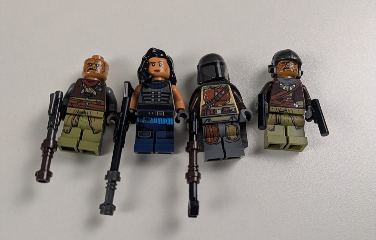 Lego Star Wars: The Mandalorian: AT-ST Raider Set 75254 - Incomplete Set