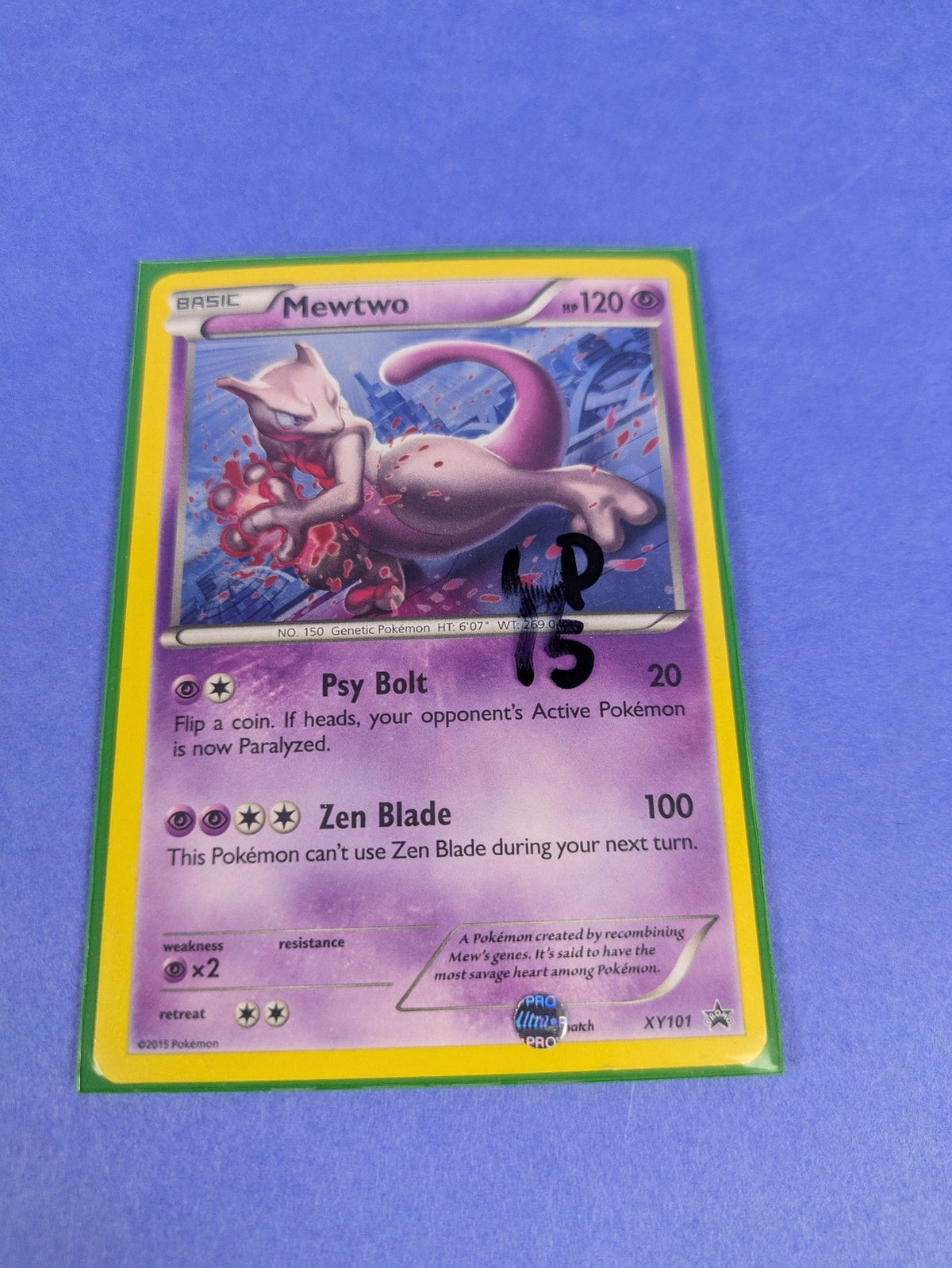 Mewtwo - XY101 - Promo XY Promotional Cards - Pokemon Card - LP