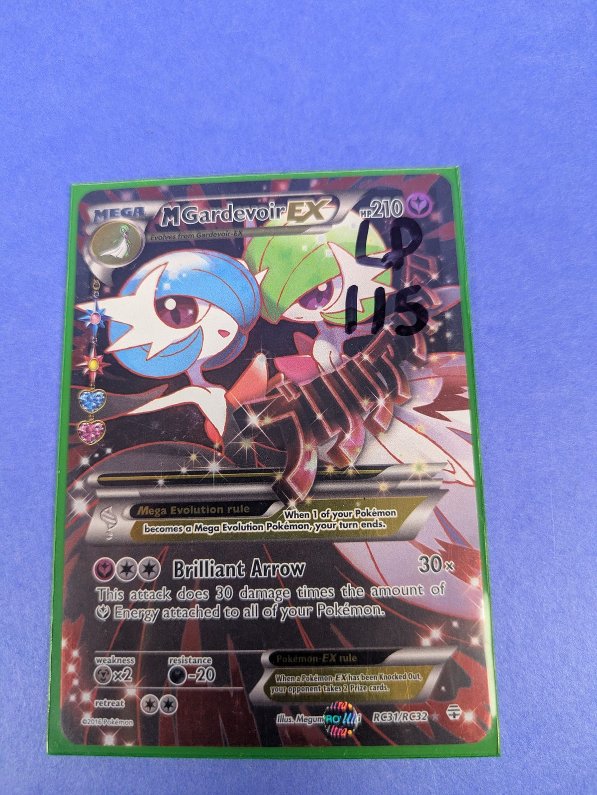 M Gardevoir EX - RC31/RC32 - Rare Ultra Holo Generations - Pokemon Card - LP