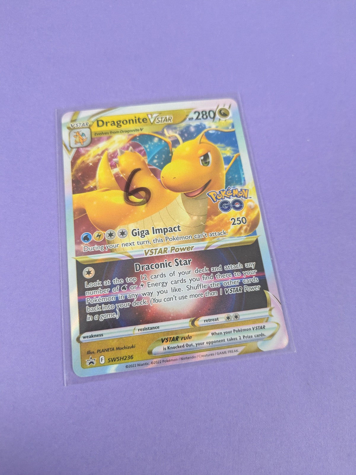Dragonite VSTAR - SWSH236 - Promo Sword & Shield Promos - Pokemon Card - NM