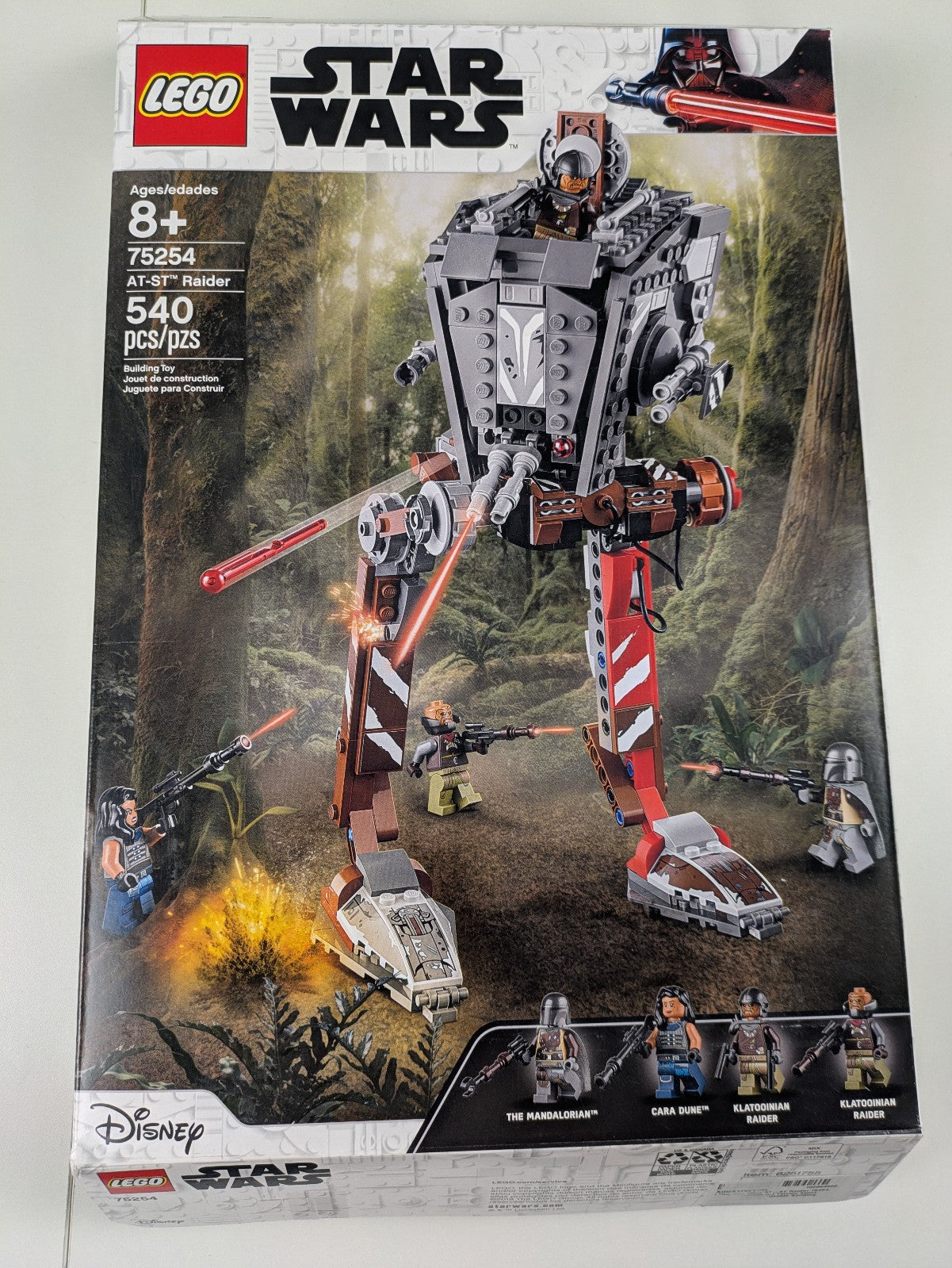 Lego Star Wars: The Mandalorian: AT-ST Raider Set 75254 - Incomplete Set