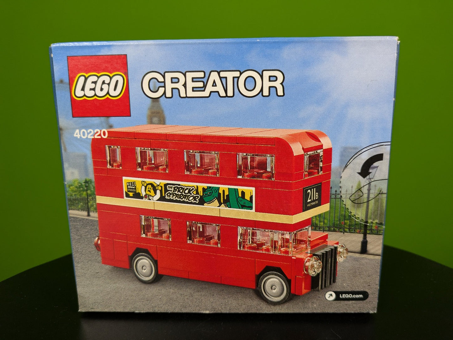 Lego Creator: Basic Model: Traffic: Mini London Bus Set 40220 BRAND NEW