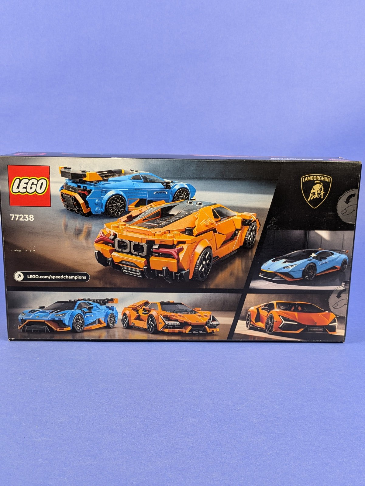 LEGO SPEED CHAMPIONS Lamborghini Revuelto & Lamborghini Huracán STO 77238