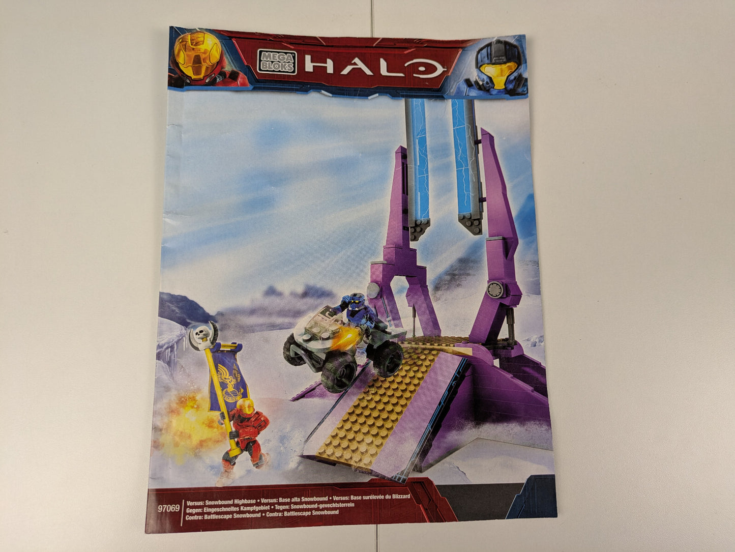 Mega Bloks Halo Versus: Snowbound Highbase Set 97069