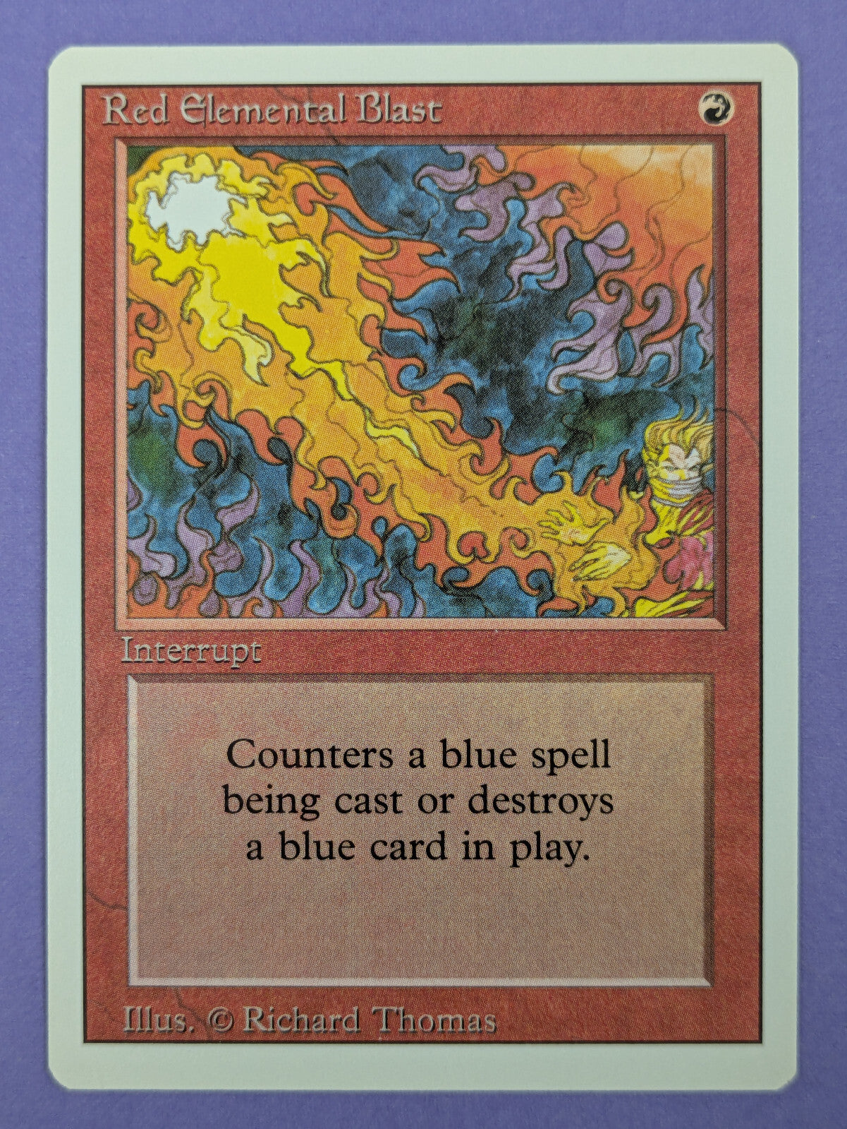 MTG Magic The Gathering: Revised Edition (3ED): Red Elemental Blast Common - LP