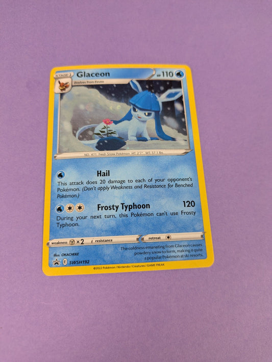 Glaceon - SWSH192 - Holo Promo Sword & Shield Promos  - Pokemon Card - LP