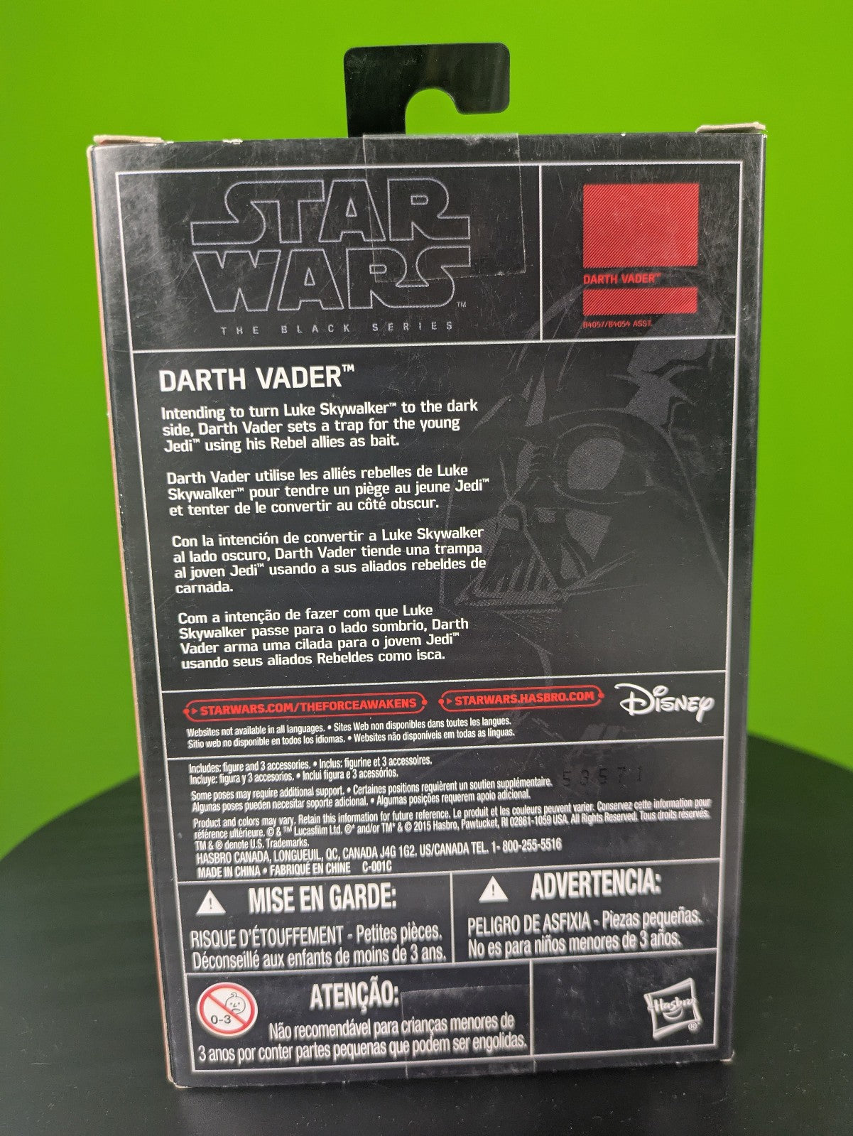 Hasbro Star Wars The Black Series Darth Vader B4057 Action Figure 3.75" NIB