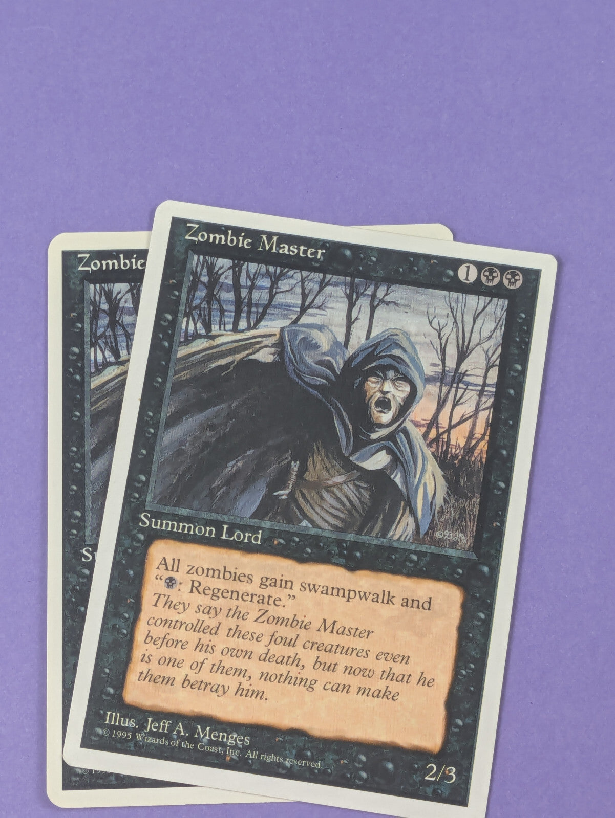 MTG Magic The Gathering: Fourth Edition- Zombie Master- Rare- LP