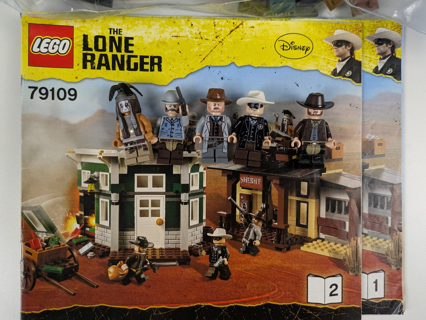 Lego The Lone Ranger: Colby City Showdown Set 79109 - w/ Instructions