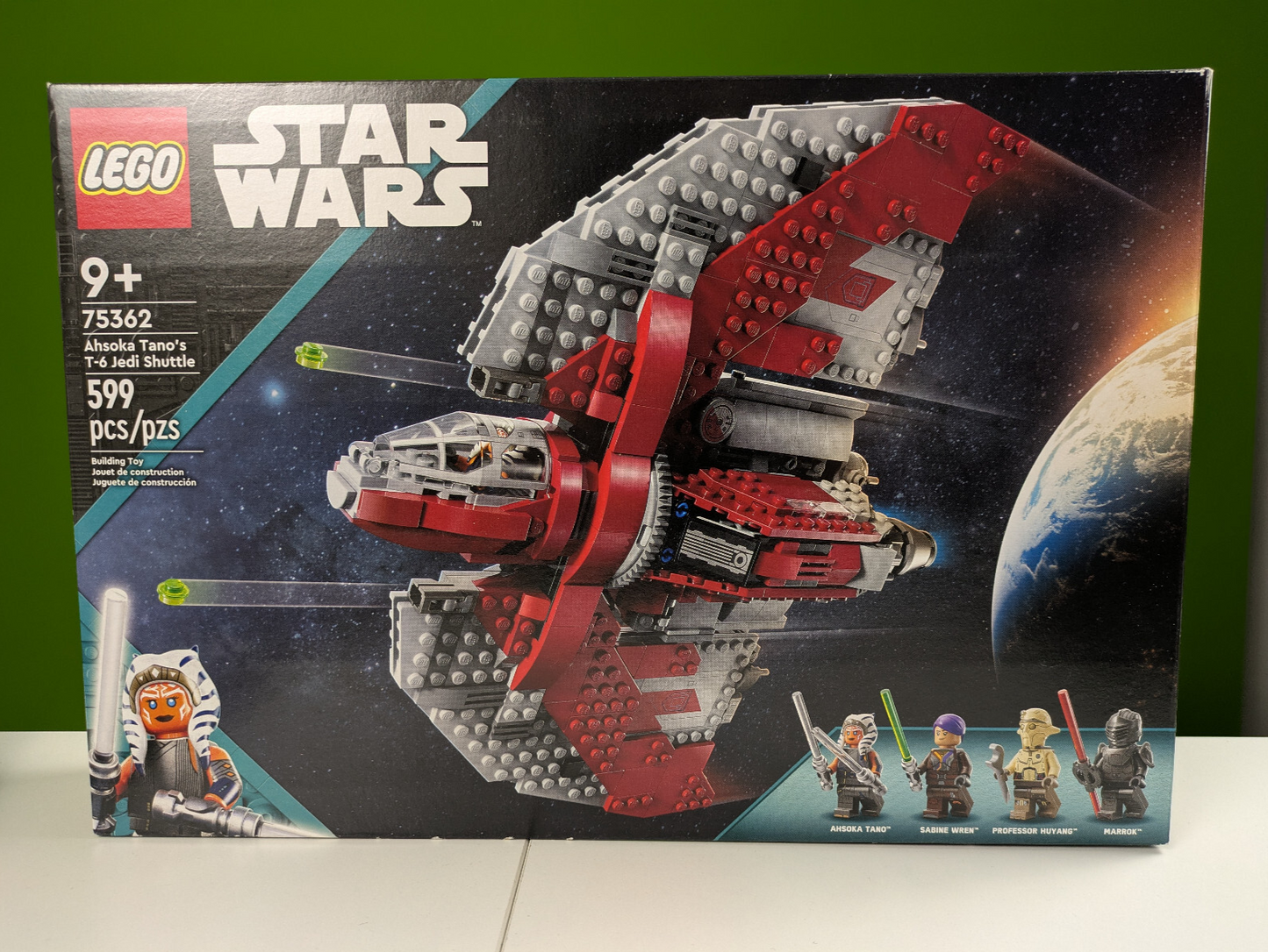 Lego Star Wars: Ahsoka Tano's T-6 Jedi Shuttle Set 75362 - Brand New!