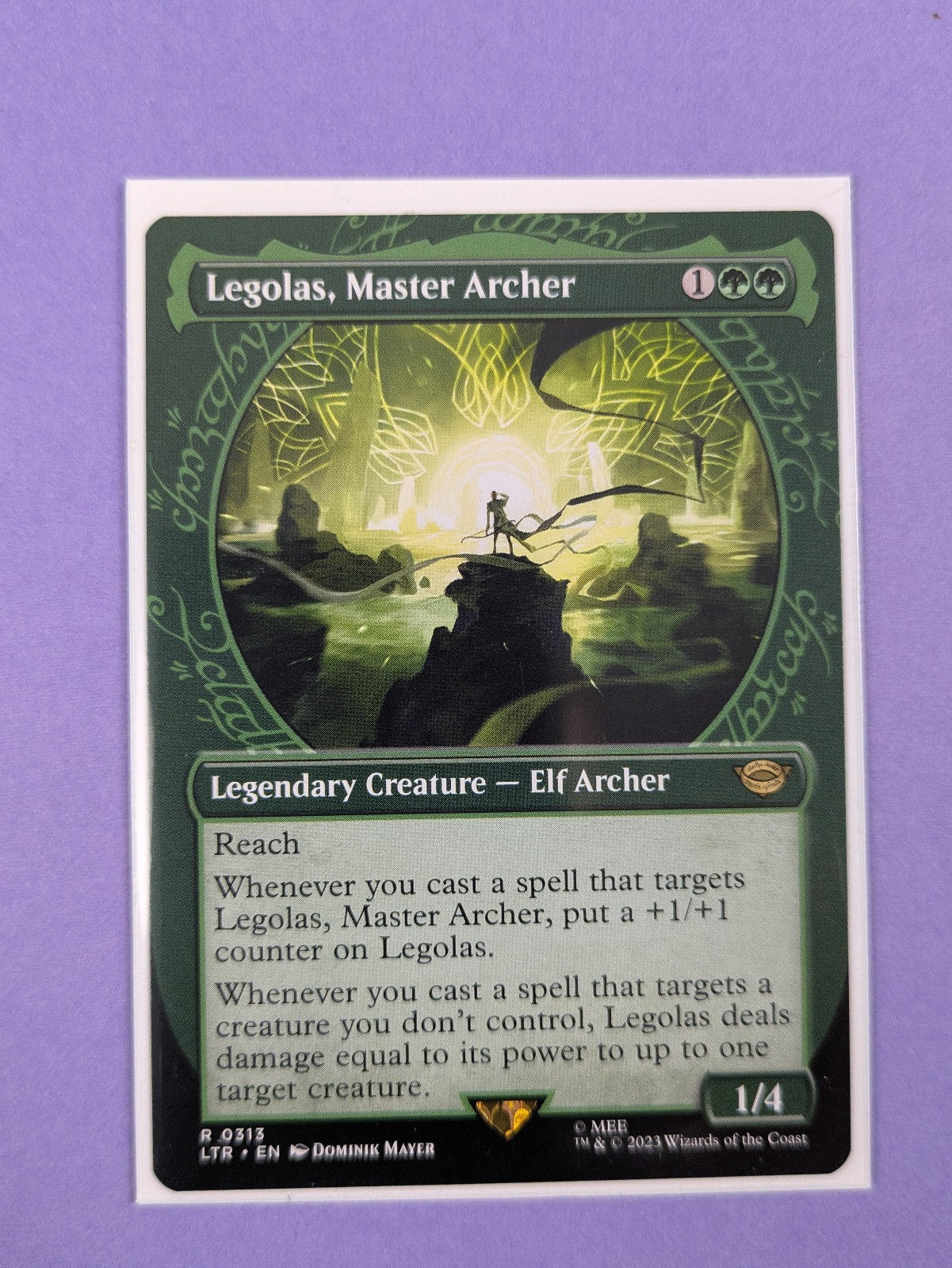 MTG: The Lord of the Rings: Legolas, Master Archer #0313 Rare - NM Collector's Kingdom MTG: The Lord of the Rings: Legolas, Master Archer #0313 Rare - NM Collector's Kingdom