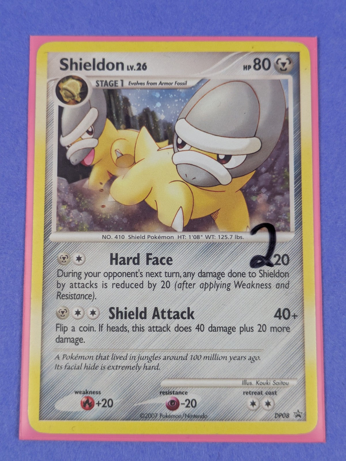 Shieldon - DP08 - Holo Promo Diamond & Pearl Promos - Pokemon Card - LP