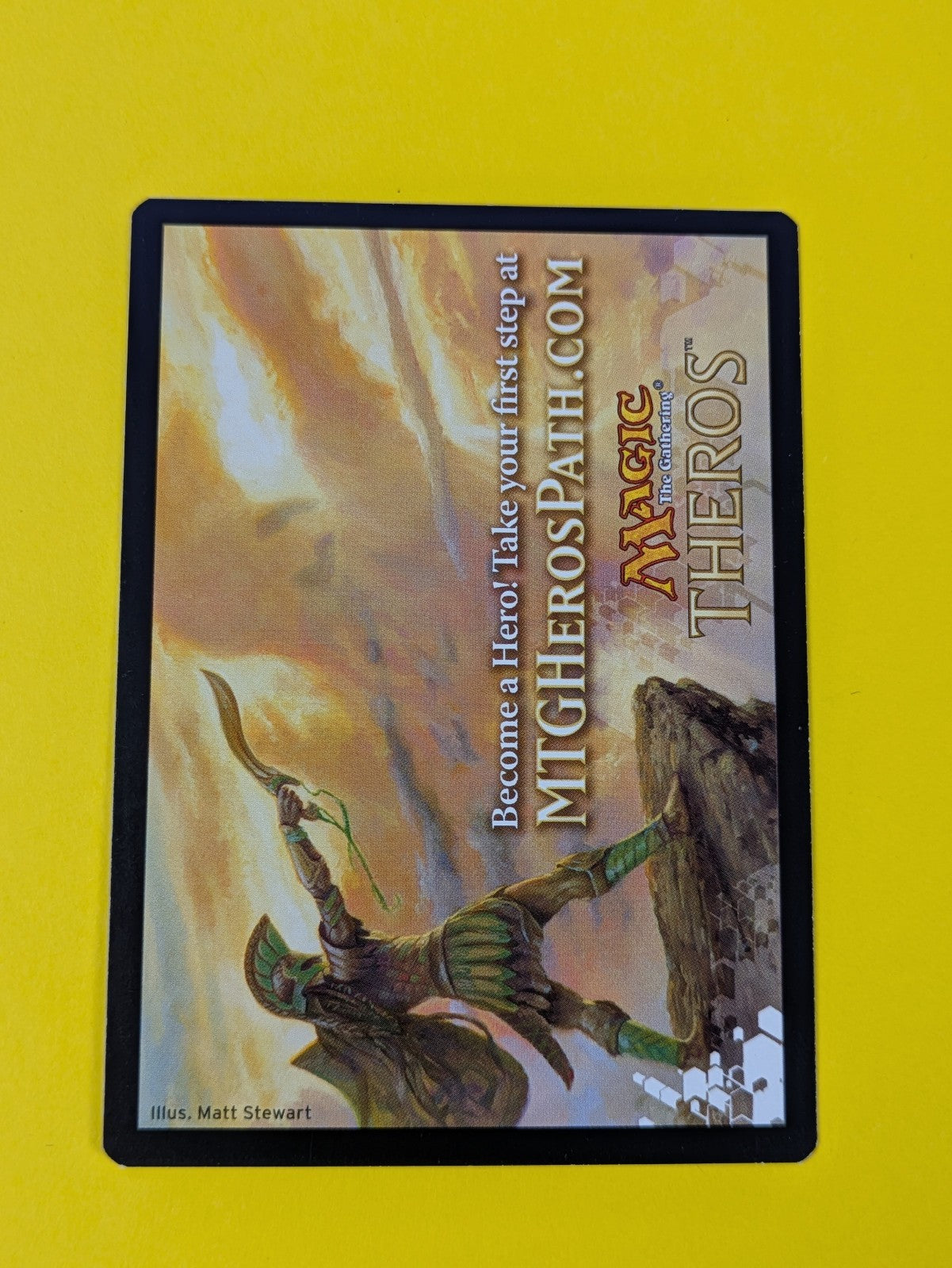 MTG: Theros Tokens: Elspeth, Sun's Champion Emblem #11/11 Token - NM
